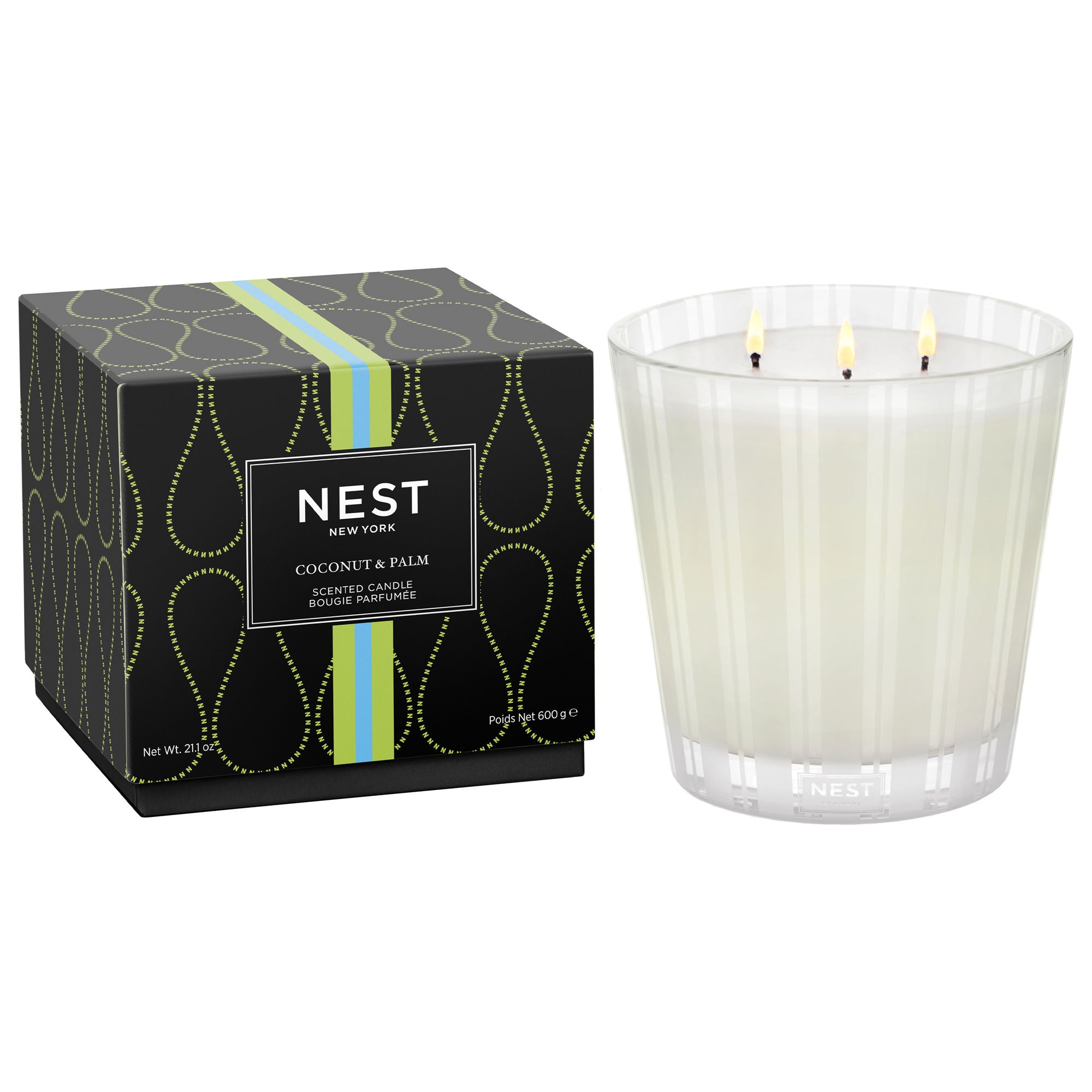 Premium Coconut & Palm Wax Candle - Natural, Eco-Friendly, Long-Lasting Scent - Perfect for Home, Spa, Yoga & Relaxation