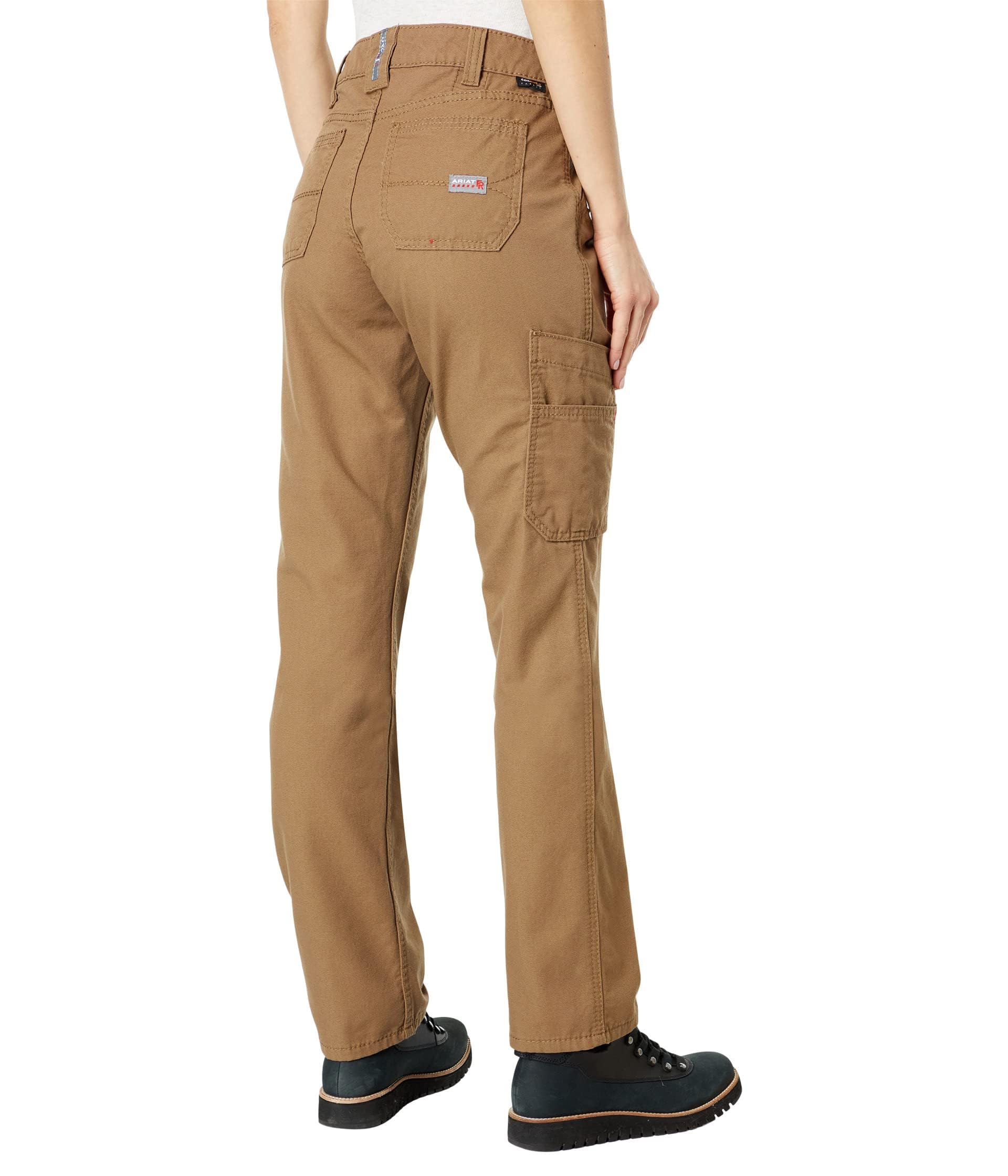 ARIAT Women's Stretch Duralight Canvas Stackable Straight Leg Pants - Comfortable Workwear for Riding, Farming & Outdoor Activities