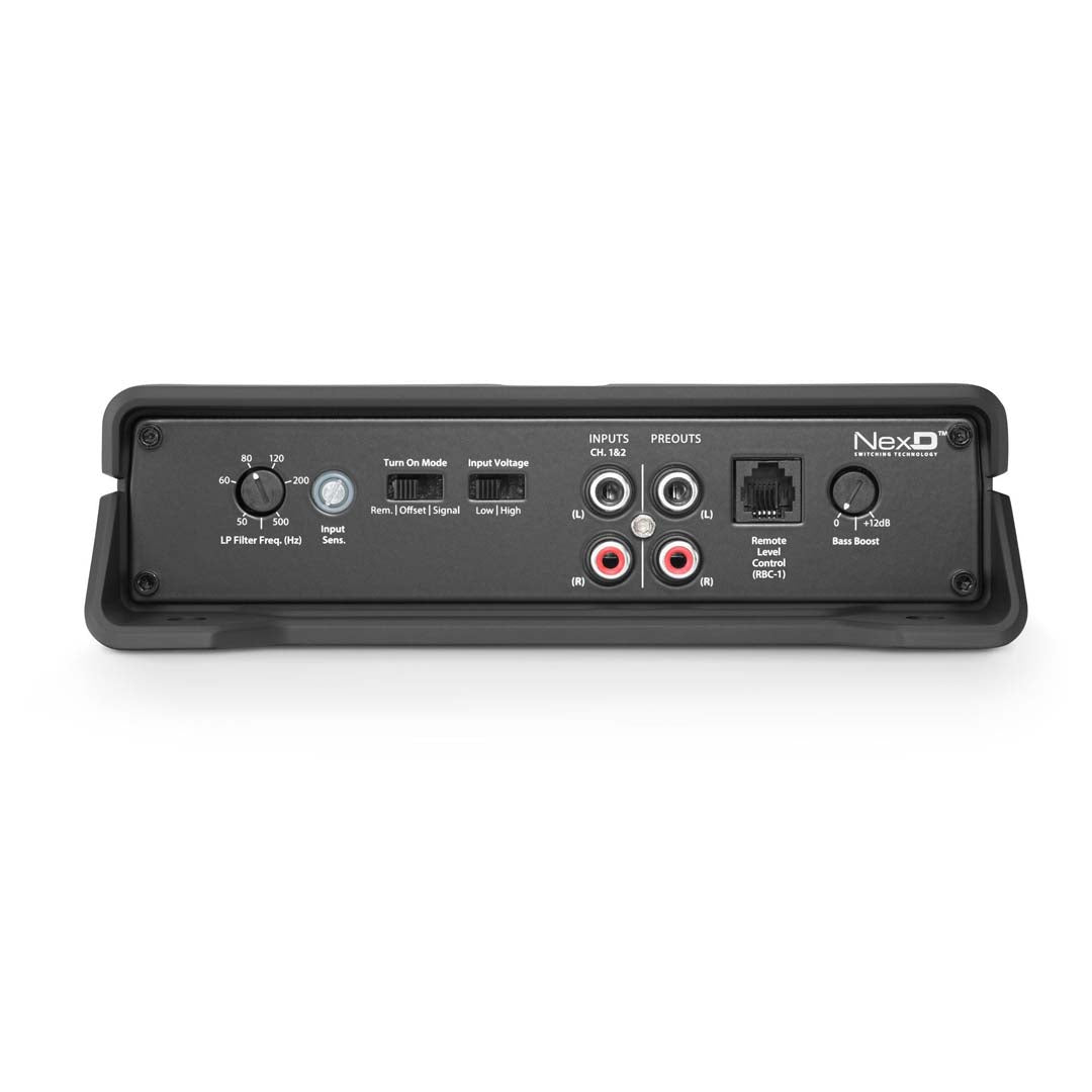 JL Audio JD500/1 JD Series Class D Monoblock Subwoofer Amplifier - 500W RMS Power for Car Audio & Home Theater Bass Boost