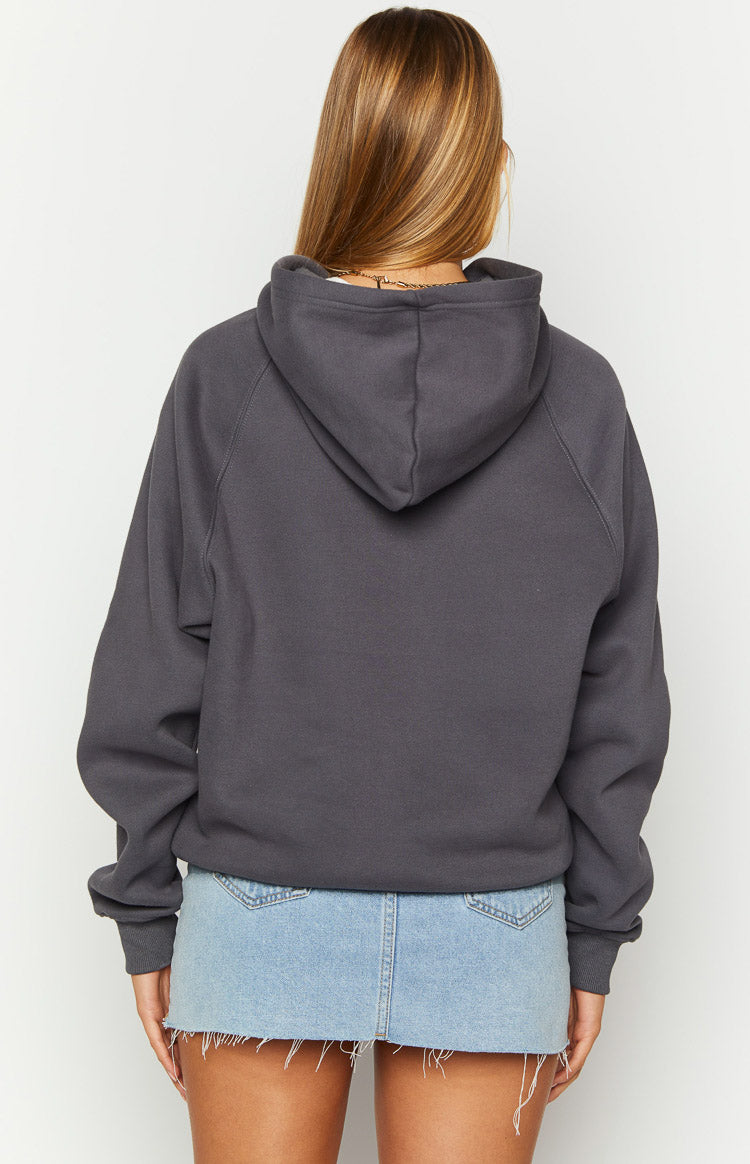 Beginning Slate Bubble Hoodie - Cozy Oversized Pullover for Men & Women | Trendy Streetwear & Loungewear for Casual Outings & Relaxing at Home