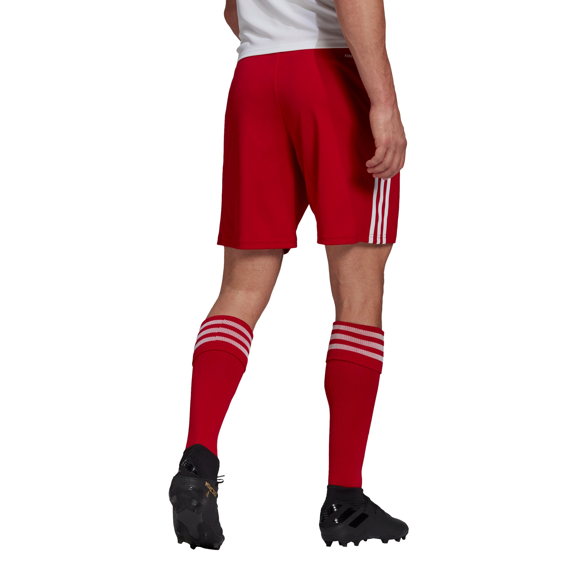 Adidas Youth Squadra 21 Athletic Shorts for Boys - Breathable Red & White Soccer Shorts - Perfect for Sports, Training & Casual Wear