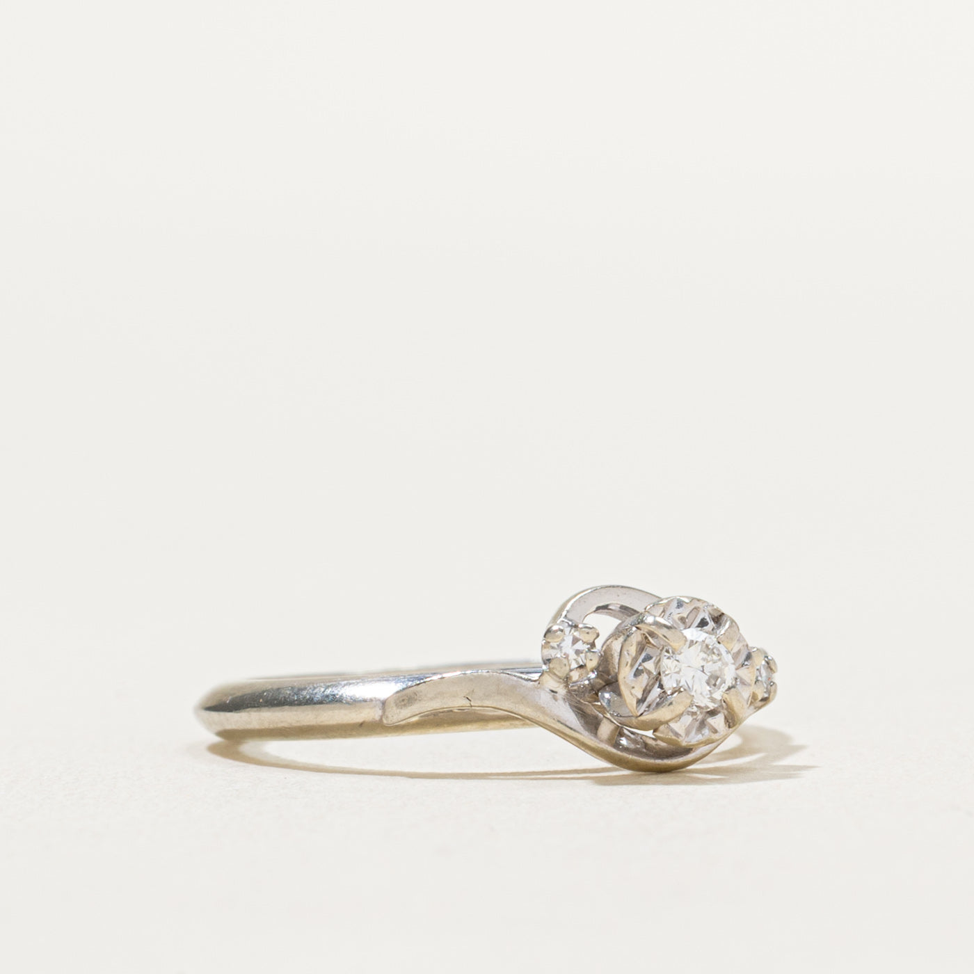 Birks' Illusion Set Diamond Ring | 0.12 Carat Total Weight (CTW) | Size 5.5 | Elegant Wedding Band, Anniversary Gift & Everyday Luxury Jewelry for Women