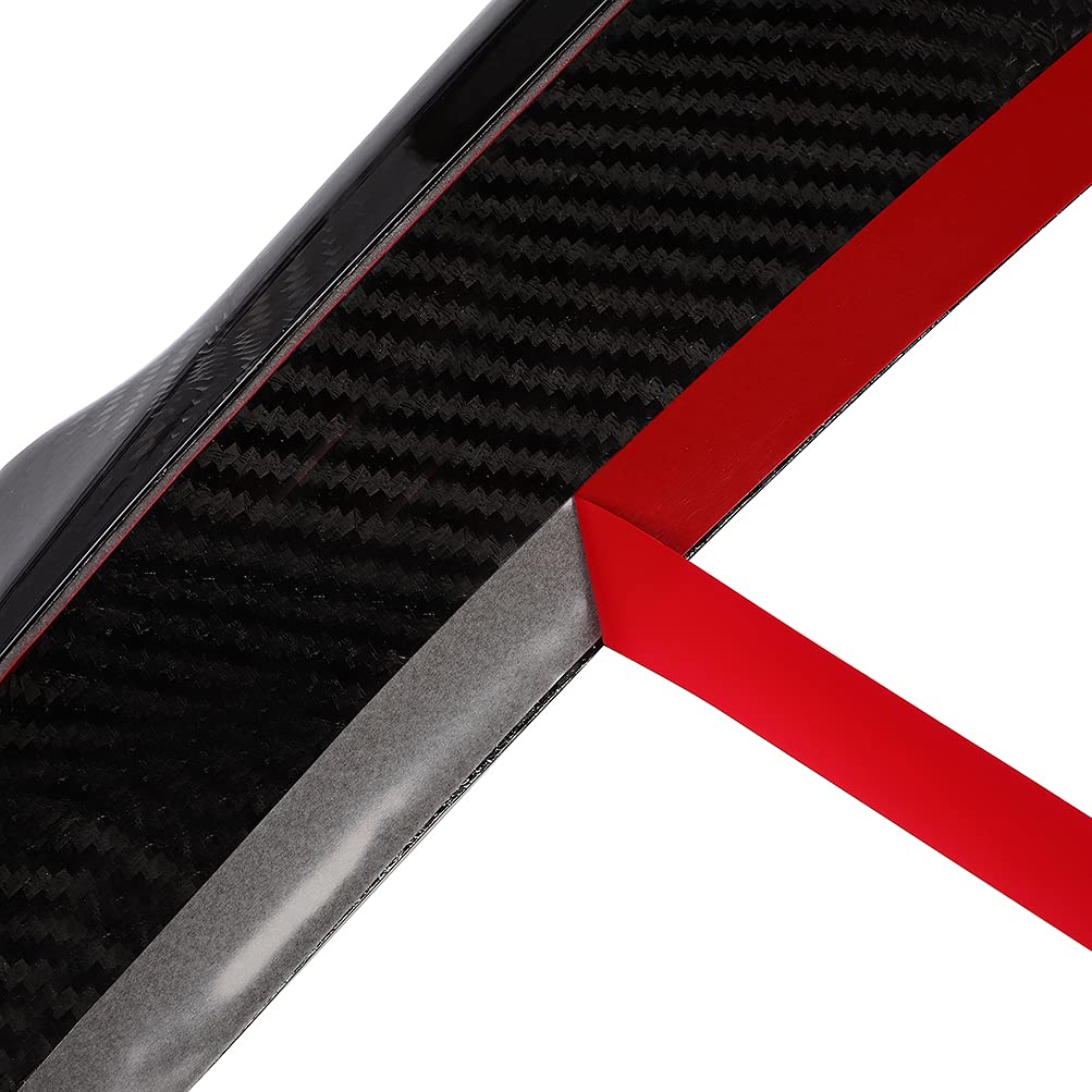Carbon Fiber Rear Trunk Lip Spoiler for 2014-2020 Models - Glossy Black Boot Wing Tail Deck Spoiler | Enhance Style & Aerodynamics for Sedans & Coupes