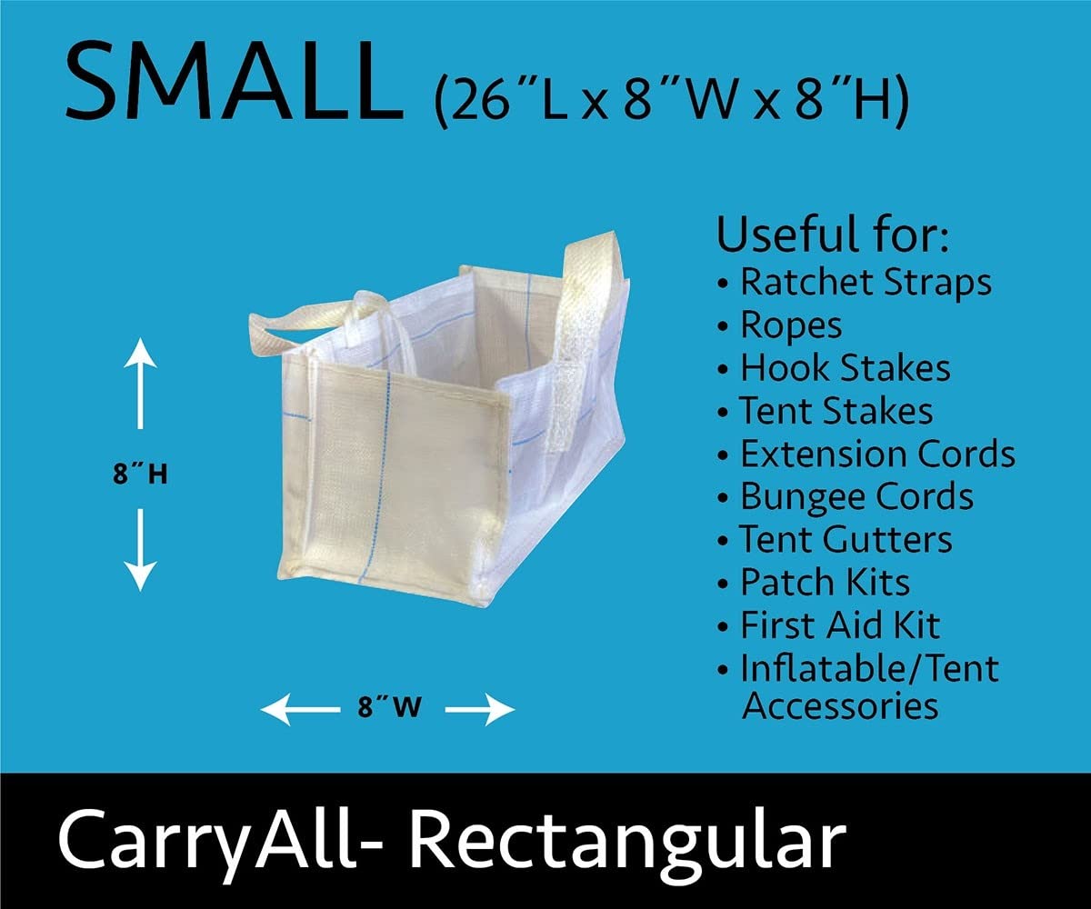**Eco-Friendly Reusable Small Tote Bags - Heavy Duty Collapsible Grocery & Shopping Bags - Rectangle Storage Bins for Organizing Pantry, Laundry, or Travel**
