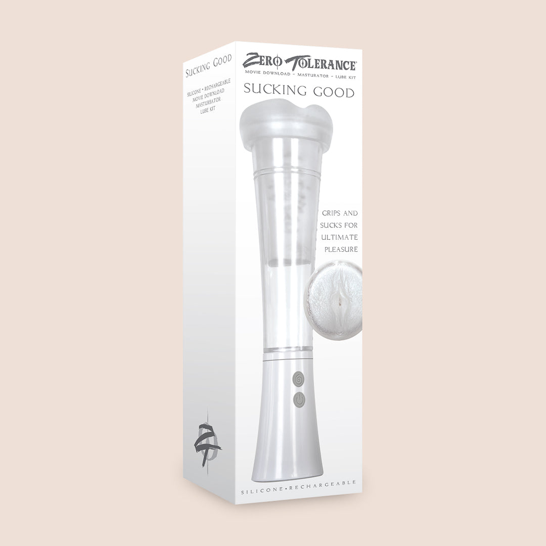 Zero Tolerance Sucking Good Vibrating Stroker - Rechargeable Male Masturbator for Enhanced Pleasure | Perfect for Solo Play & Couples Fun