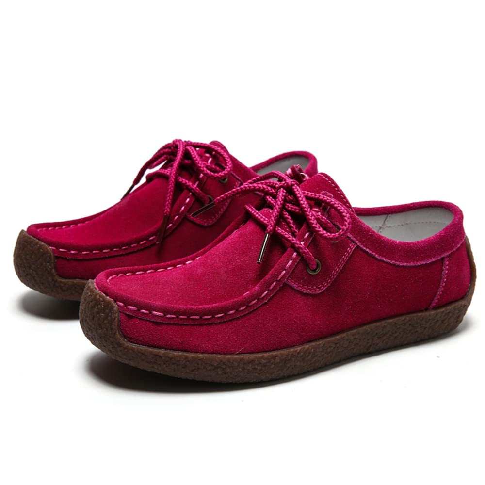 WERWAES Women's Loafer Flats - Comfortable Lightweight Slip-On Moccasins for Work & Casual Wear | Non-Slip Sole | Perfect for Office, Travel & Everyday Use