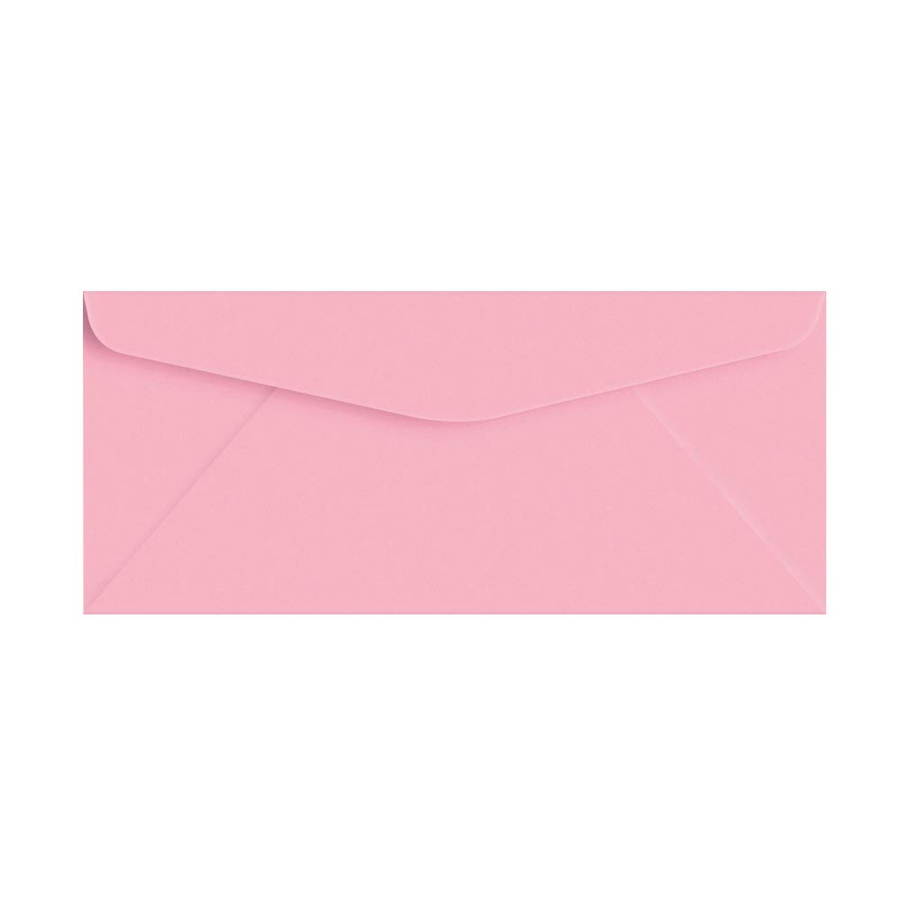 Pink #10 Business Envelopes - 50 Pack (4.125
