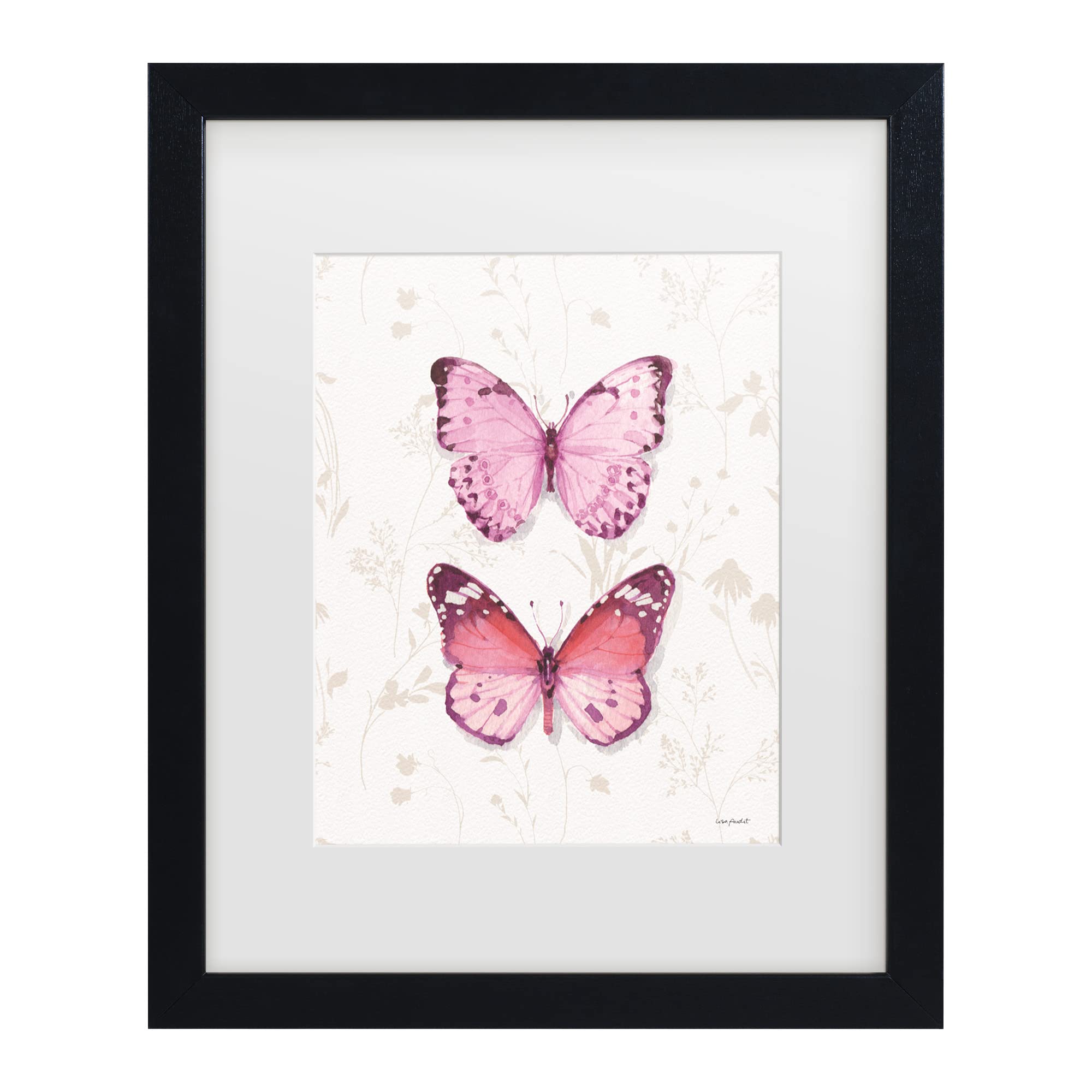 Lisa Audit 'Obviously Pink 11A' Canvas Wall Art - Modern Pink Abstract Painting for Living Room, Bedroom & Office Decor