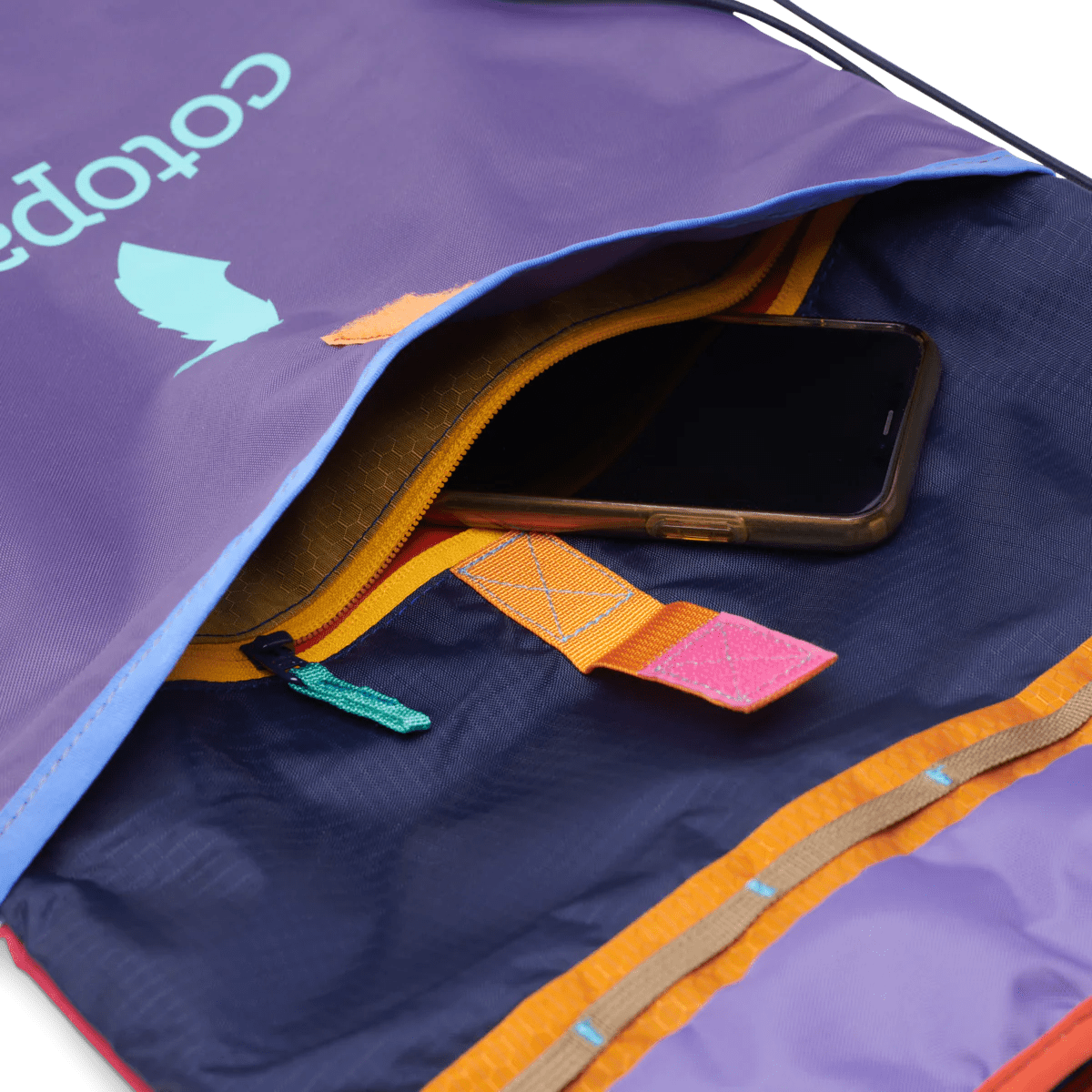 Cotopaxi Tago Drawstring Backpack Del Día - Lightweight & Water-Resistant Daypack for Hiking, Travel & Daily Use