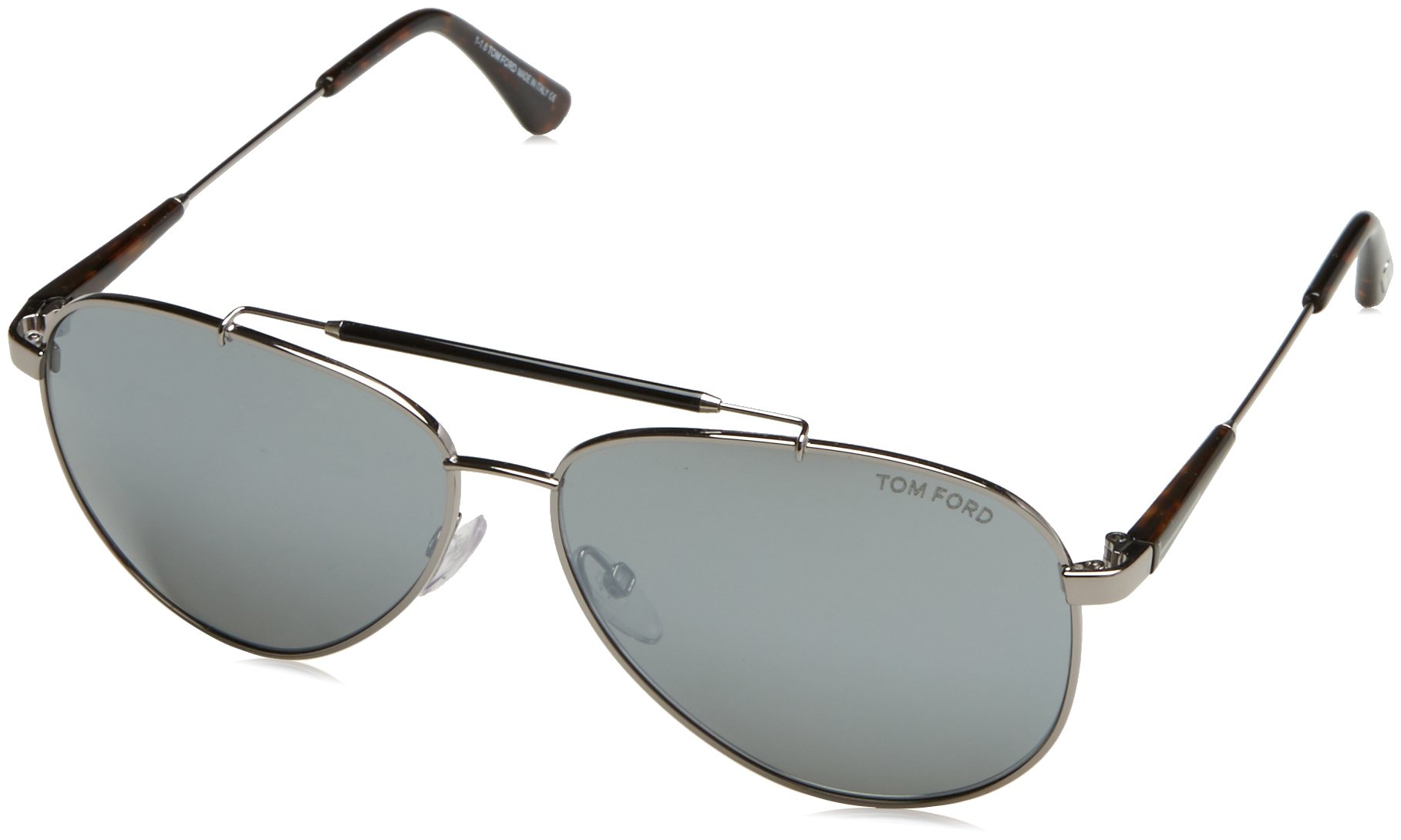 Tom Ford TF378 10D Gunmetal Grey Polarized Sunglasses for Men & Women - UV Protection, Luxury Fashion Shades for Driving, Beach & Outdoor Activities