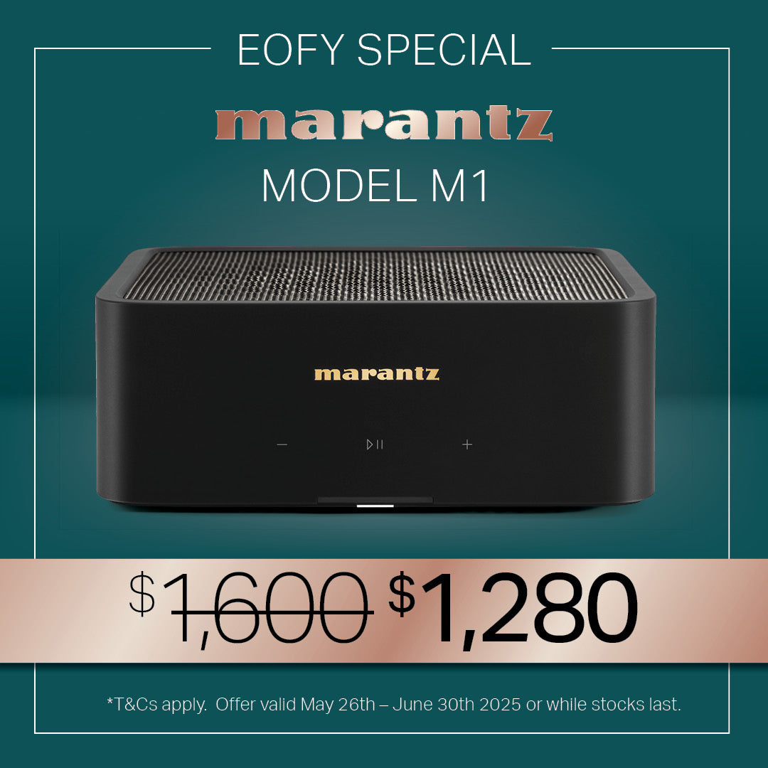 Marantz Model M1 Wireless Streaming Amplifier - Hi-Fi Stereo Receiver with Bluetooth & WiFi for Home Audio Systems | Perfect for Living Room, Home Theater & Music Streaming