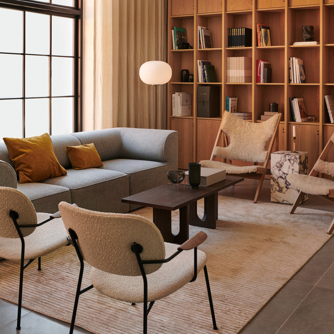 Nina Bruun Houkime Rug - Modern Scandinavian Design Handmade Wool Area Rug for Living Room, Bedroom & Dining Room - Perfect for Home Decor & Cozy Spaces
