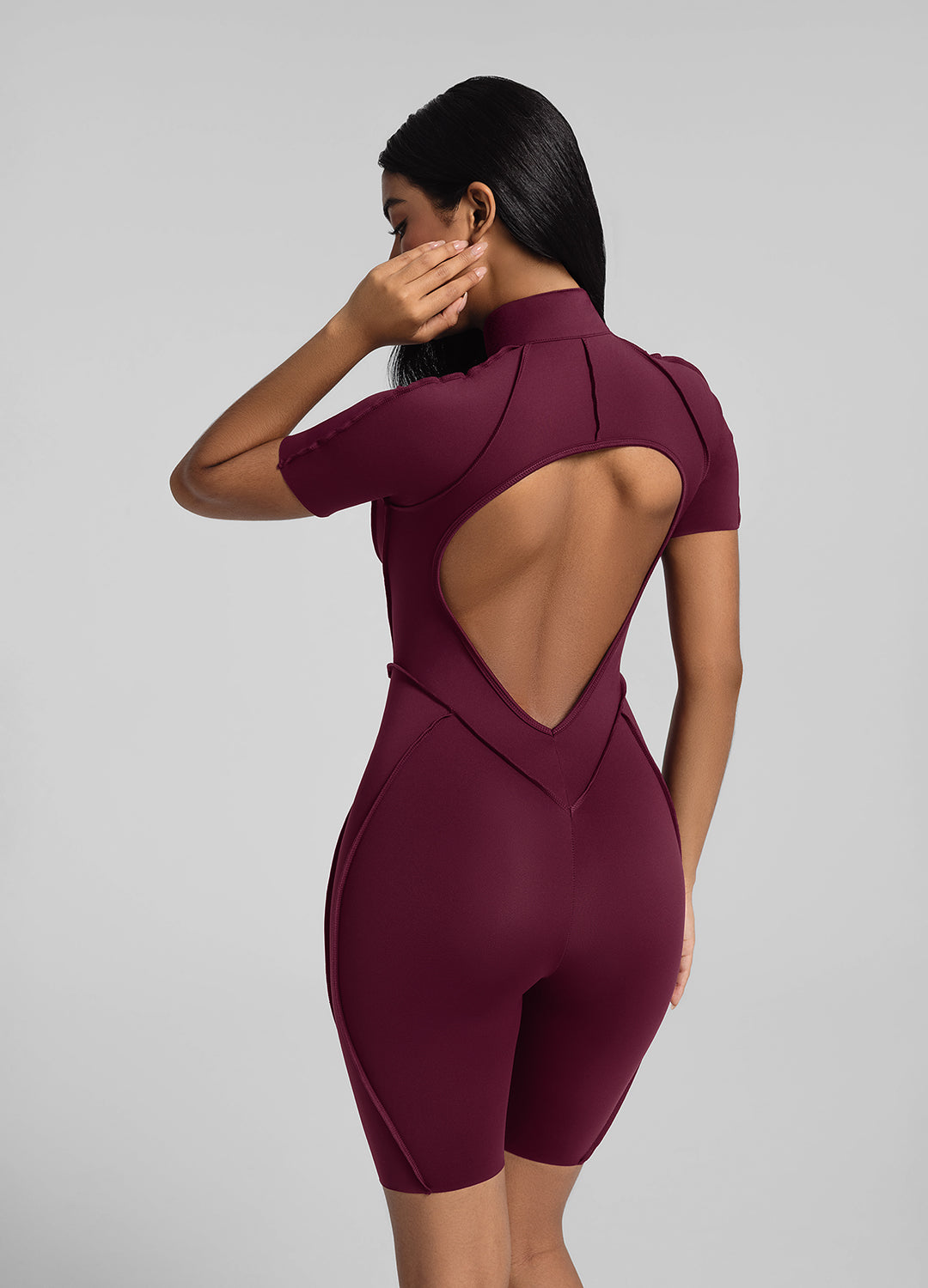 Stylish & Comfortable Women's Shorts Catsuit - Perfect for Dance, Yoga & Workout | Trendy Fashion Bodysuit