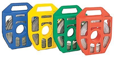 BAND-IT 1/2 Inch Stainless Steel Band Roll in Blue Tote - Heavy Duty Cable Management for Industrial and Construction Use - Perfect for Organizing Wires, Hoses, and Pipes