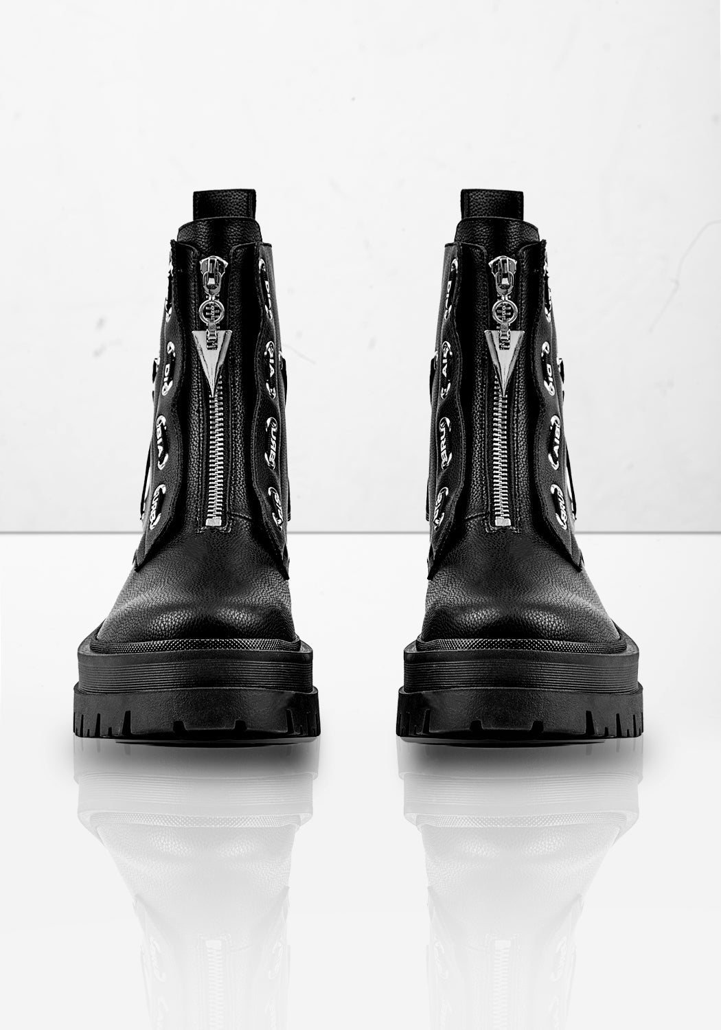 Hexdoll Women's Lace Up Combat Boots - Stylish Chunky Heel Ankle Booties for Punk, Gothic & Streetwear Fashion | Perfect for Concerts, Parties & Everyday Wear