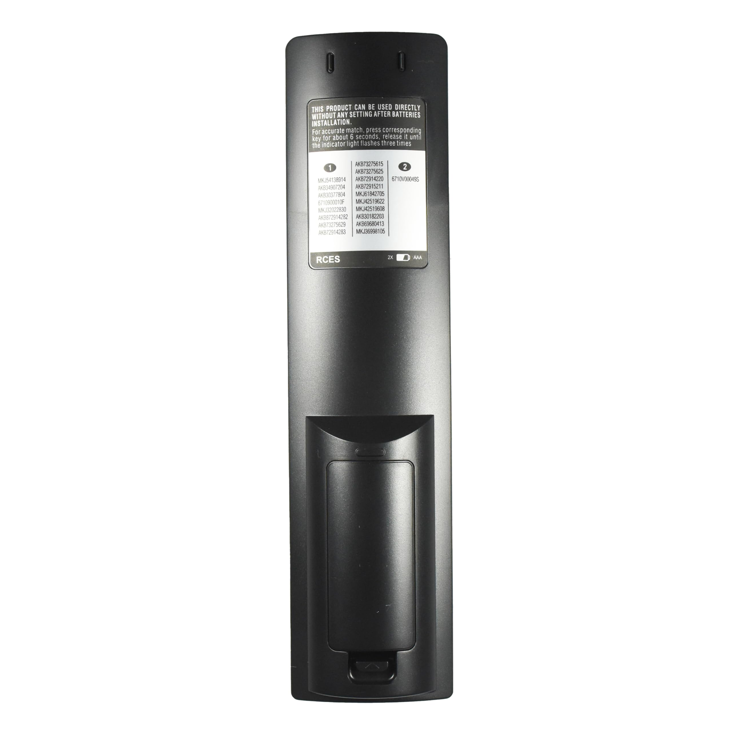 HQRP Universal Remote Control Compatible with LG 42PM1M 42PM3MV 42PM4M 42PC1DA 42PC3D Series LCD LED HD Smart TVs - Works with 1080p, 3D & 4K Ultra HD TVs - Perfect for Home Theater & Entertainment Systems