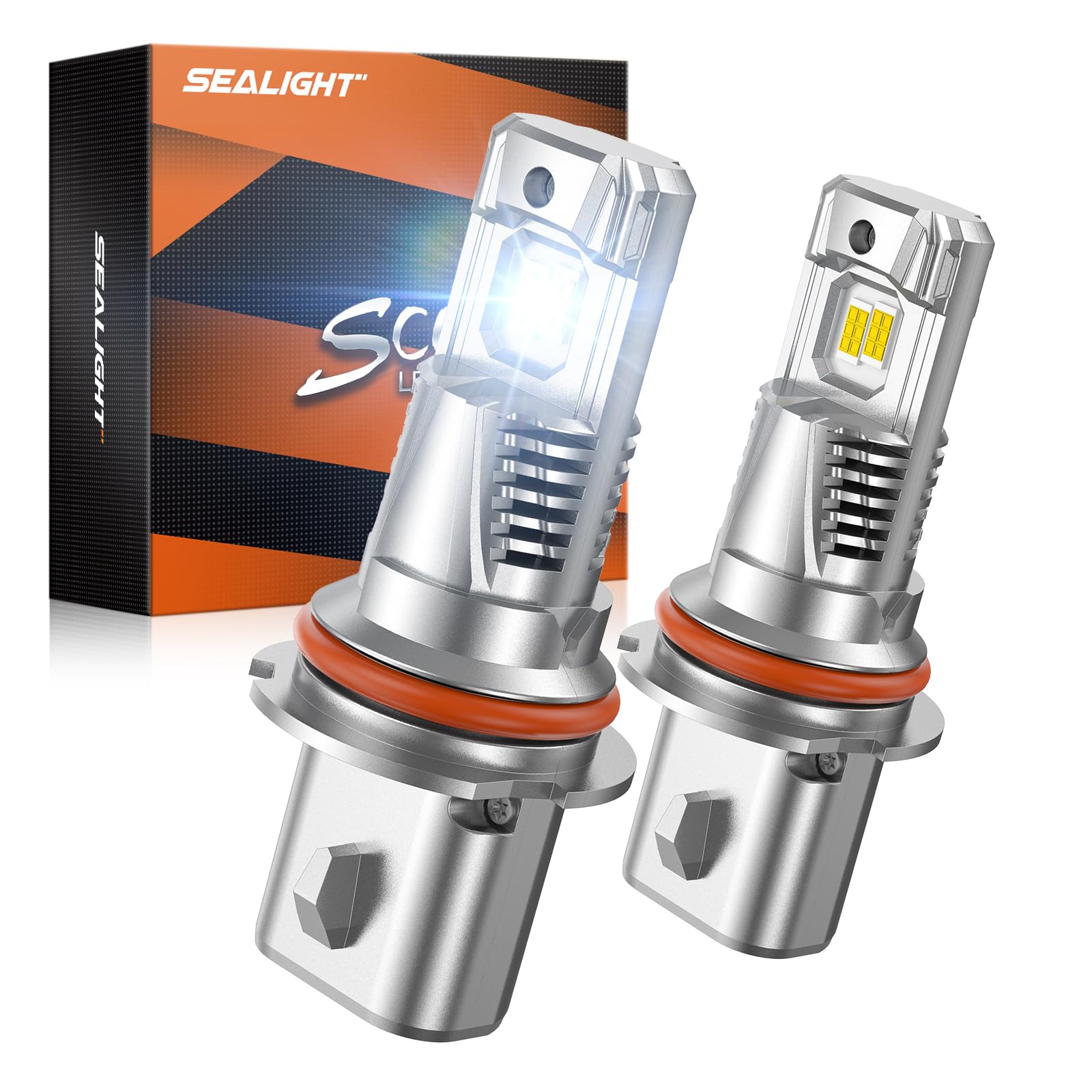 SEALIGHT 9004 LED Fog Light Bulbs - Super Bright 6000K White, Waterproof, Durable for Cars, Trucks, SUVs - Perfect for Night Driving, Off-Roading, and Bad Weather Conditions