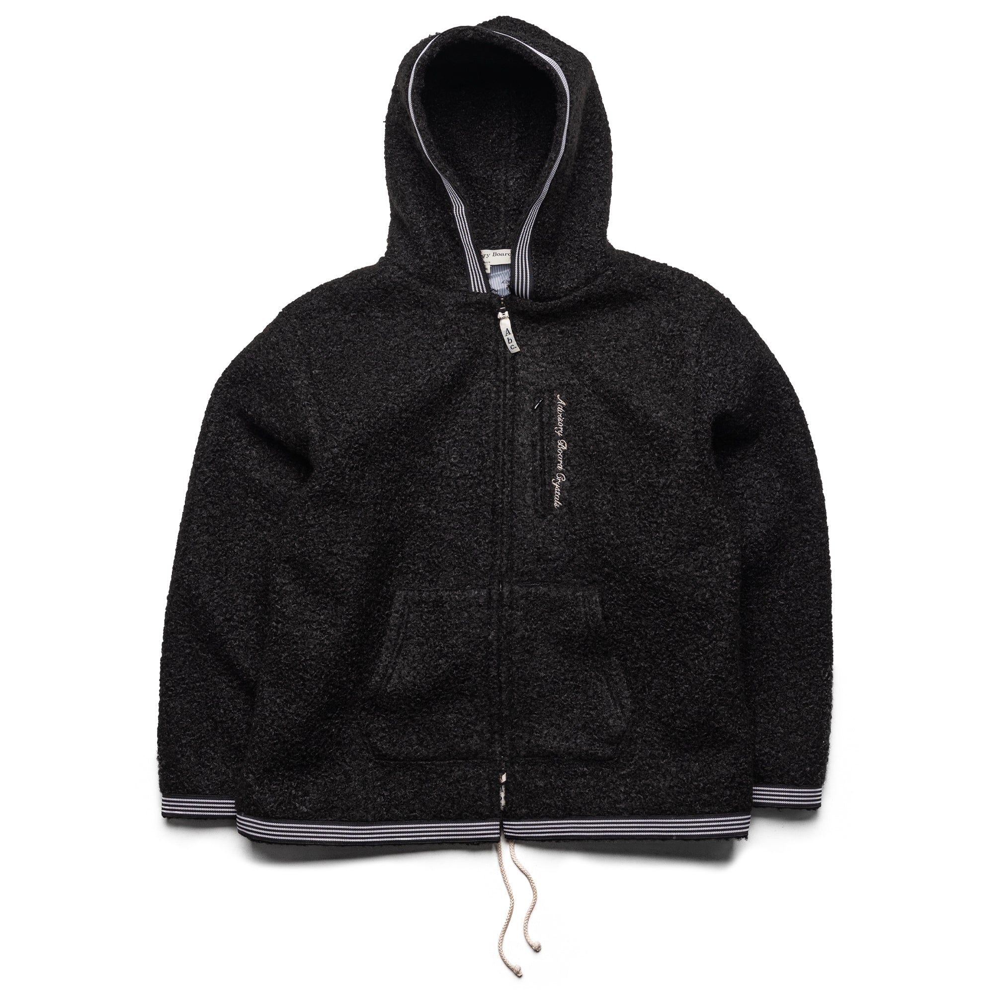 Stylish Advisory Board Crystals Fancy Yarn Jacket for Women - Trendy Black Knit Cardigan | Perfect for Casual Outings, Office Wear & Evening Events