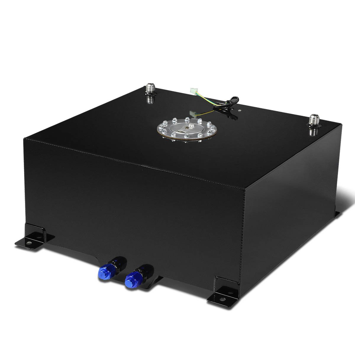 DNA MOTORING 15 Gallon Aluminum Top-Feed Fuel Cell Gas Tank - 19.75