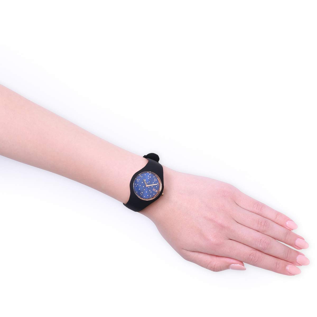 ICE-WATCH ICE Cosmos Star Deep Blue Women's Wristwatch with Silicone Strap - Stylish Waterproof Watch for Everyday Wear, Work & Outdoor Activities
