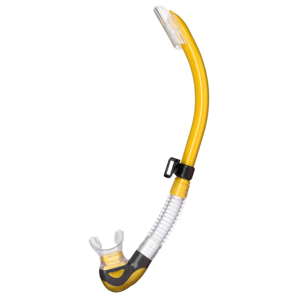 TUSA Platina Hyperdry II Snorkel - Comfortable Dry Top Snorkel for Adults - Perfect for Swimming, Snorkeling, and Beach Vacations
