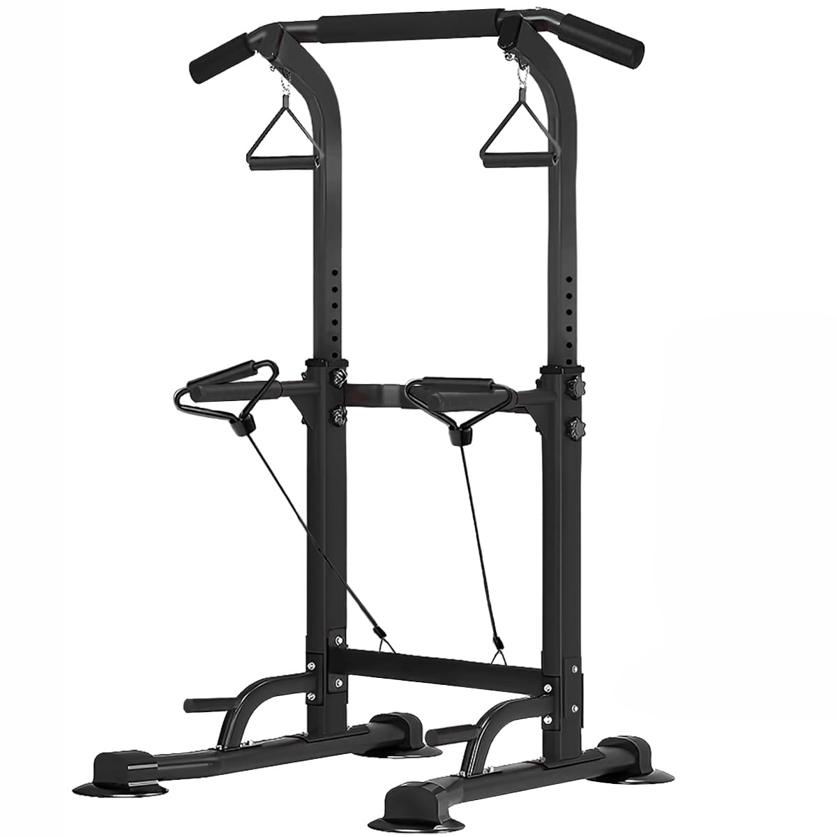 Adjustable Power Tower for Pull Ups and Dips - Multifunctional Home Gym Strength Training Equipment - Easy Assembly & Durable Design - Perfect for Home Workouts, Strength Building & Fitness Training