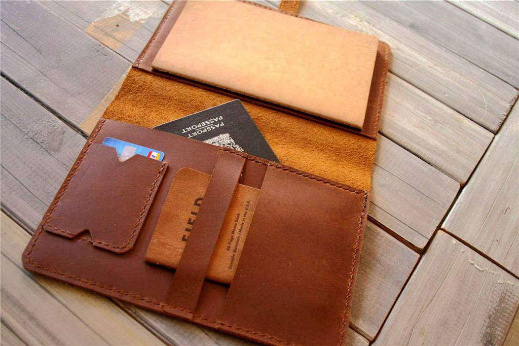 Custom B5 Leather Notebook Cover & A4 Document Holder - Personalized Name Engraving for Office, School, and Travel Organization