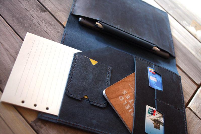 Premium Engraved Leather iPad Pro Case with Pencil Holder - Slim Protective Cover for 12.9/11 Inch iPad Pro - Perfect for Business, Travel & Daily Use