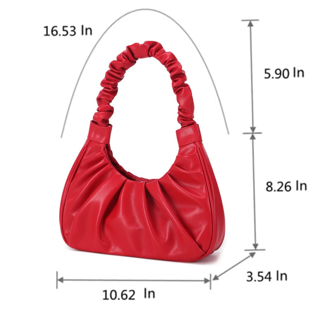 Stylish Women's Hobo Tote Bag - Mini Crossbody Clutch Purse with Secure Zipper Closure | Perfect for Work, Travel & Evening Out
