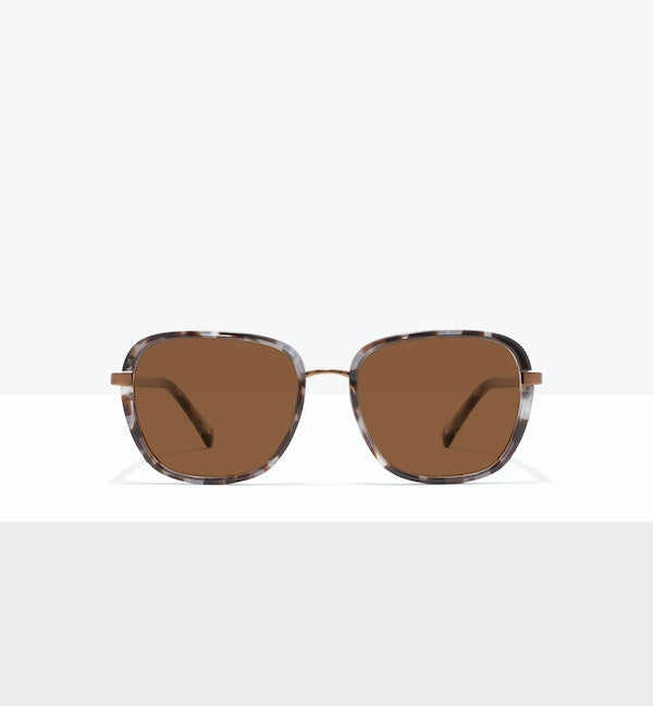 Stylish Cloudy Sunglasses for Women & Men - UV Protection Polarized Shades for Outdoor Activities, Driving, Beach & Travel - Trendy Aviator Sunglasses for Sun Protection & Fashion