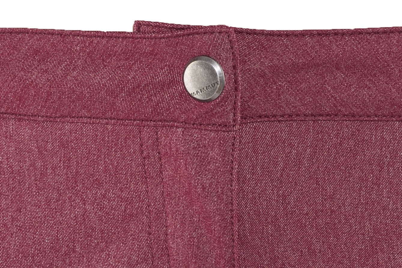 Massone Women's Merlot Melange Pants - Size US 16 | Comfortable Stretch Trousers for Work, Travel & Casual Wear