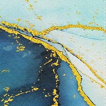 Blue Gold Marble