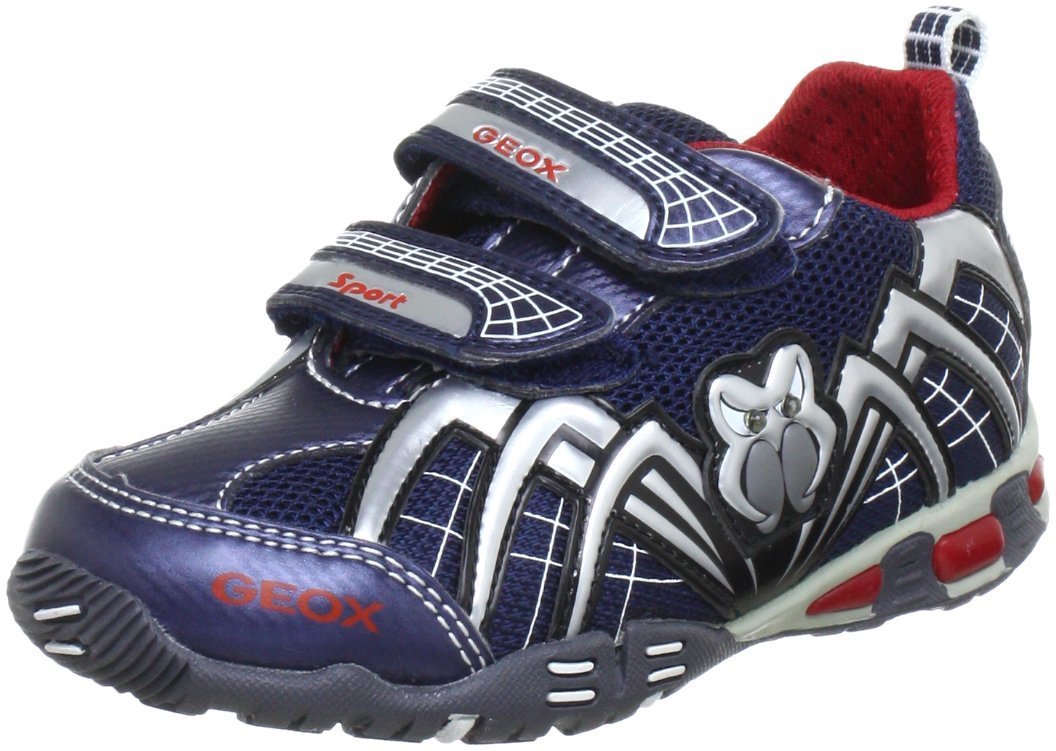 Geox Boys Light Eclipse Fashion Sneakers - Breathable Comfortable Kids Shoes for School & Play | Running, Walking, Outdoor Activities