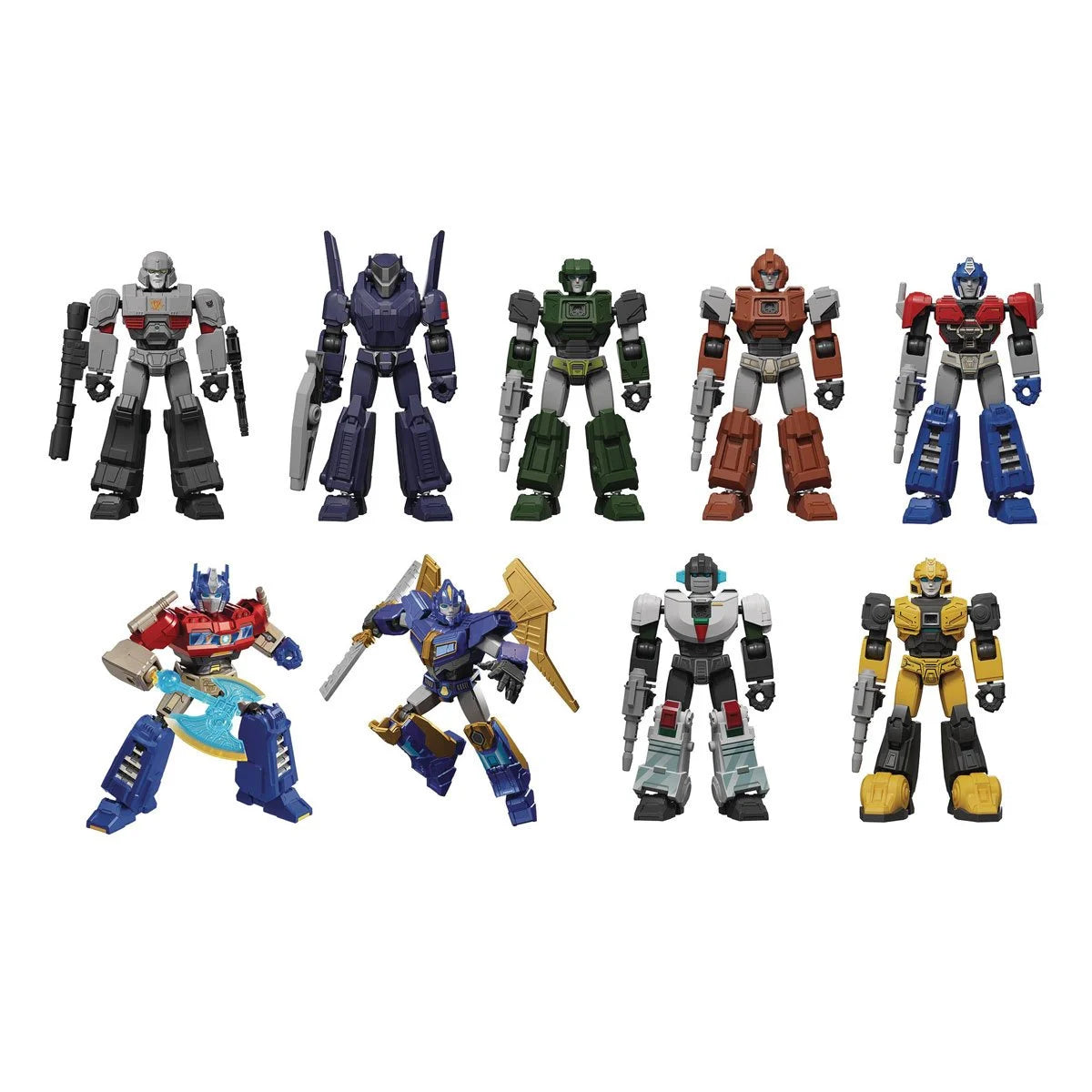 Blokees Transformers Model Kits - Galaxy Version #05 Mystery Box Set of 9 Collectible Action Figures | Perfect for Toy Collectors, Gift Giving & Display Scenes