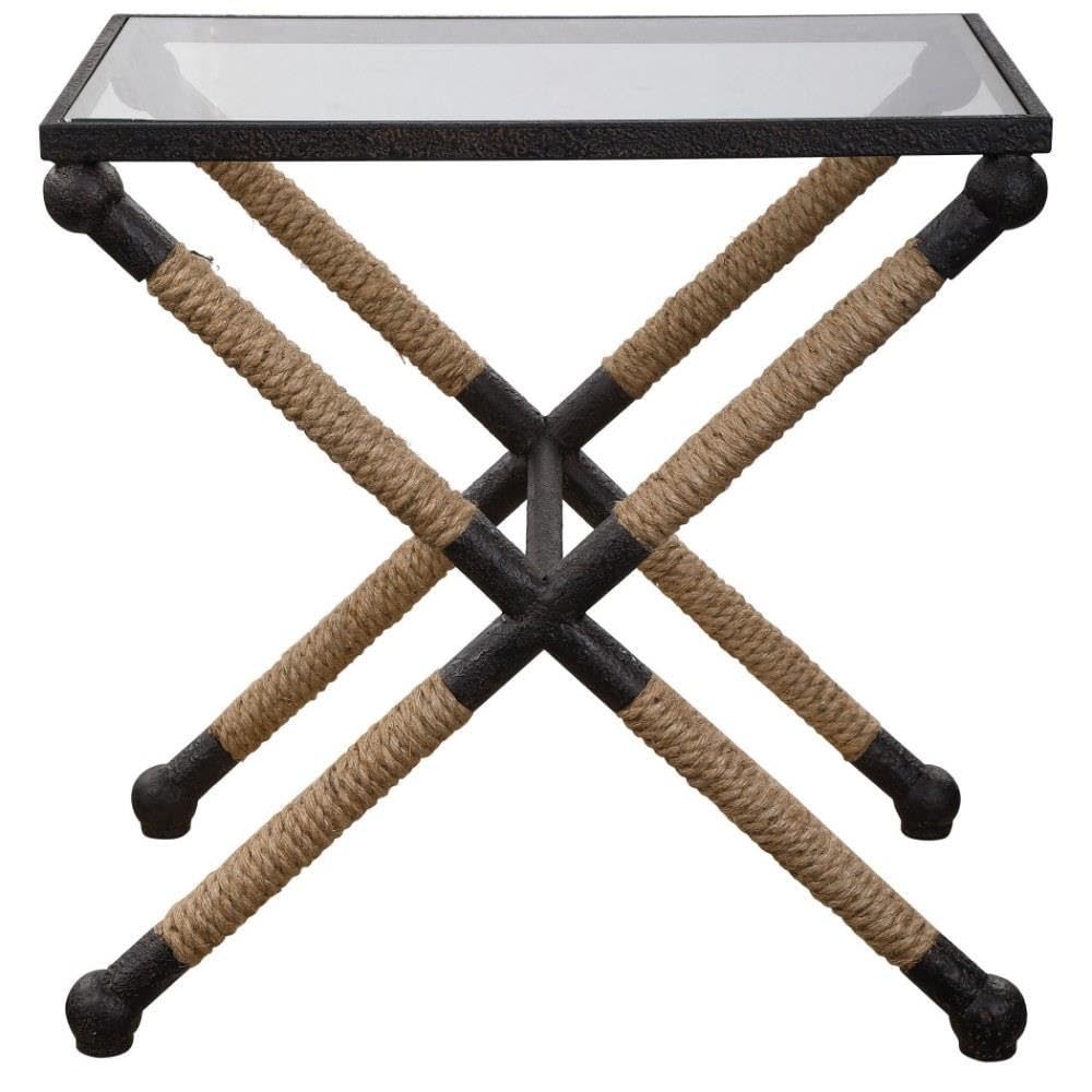 22 Inch Coastal Accent Table - 16