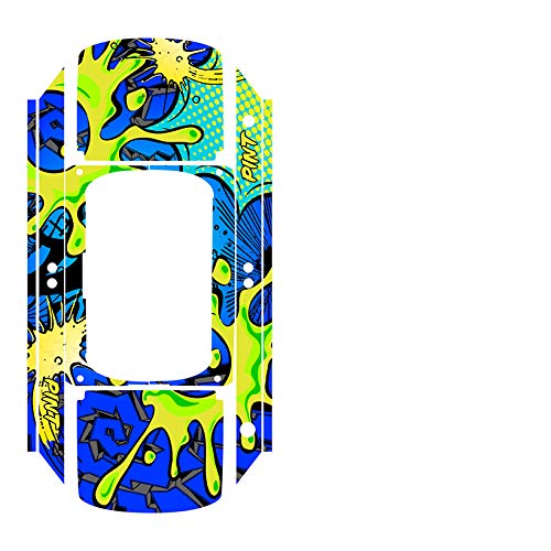 OneWheel Pint Graphics Kit - Zany Blue Design Rail Decals & Grip Tape | Earth SURF Collection by Senge Graphics | Perfect for Customizing & Protecting Your Electric Skateboard