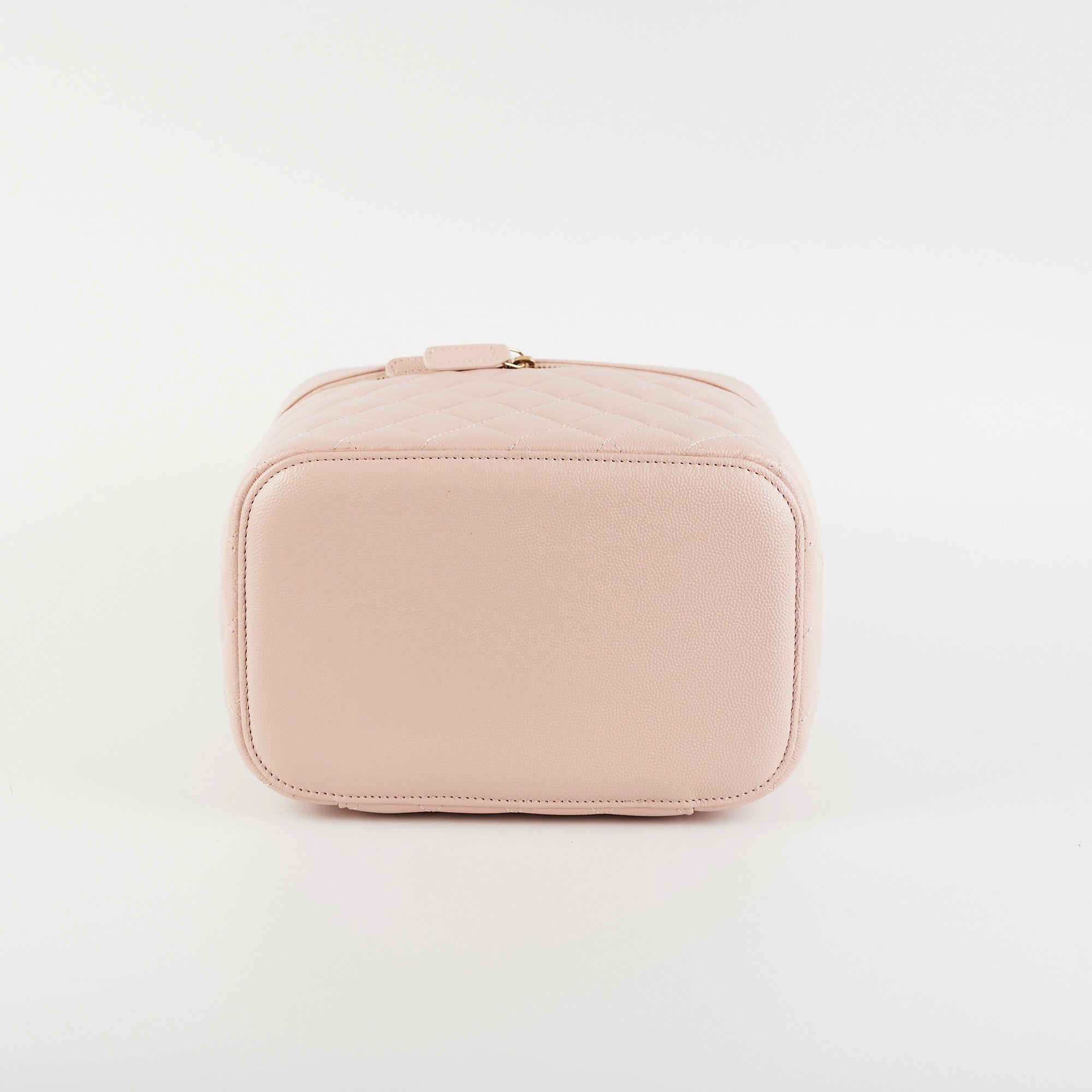 Chanel Pink Caviar Vanity Case 21C - Luxury Makeup Bag for Women | Perfect for Travel, Bridal & Everyday Use