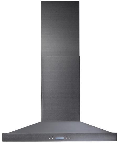 Best WC53I36BLS Notte 35 7/8 Inch Black Stainless Steel Chimney Range Hood - 550 CFM Powerful Ventilation for Kitchen, Cooking & Smoke Removal