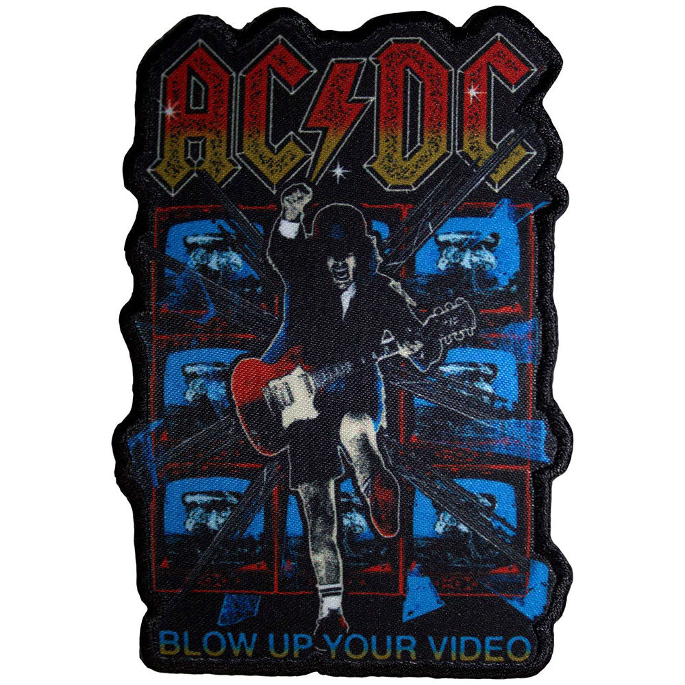 AC/DC Iron On Patches - Blow Up Your Video Cut Out - Perfect for Jackets, Backpacks & Denim DIY Customization