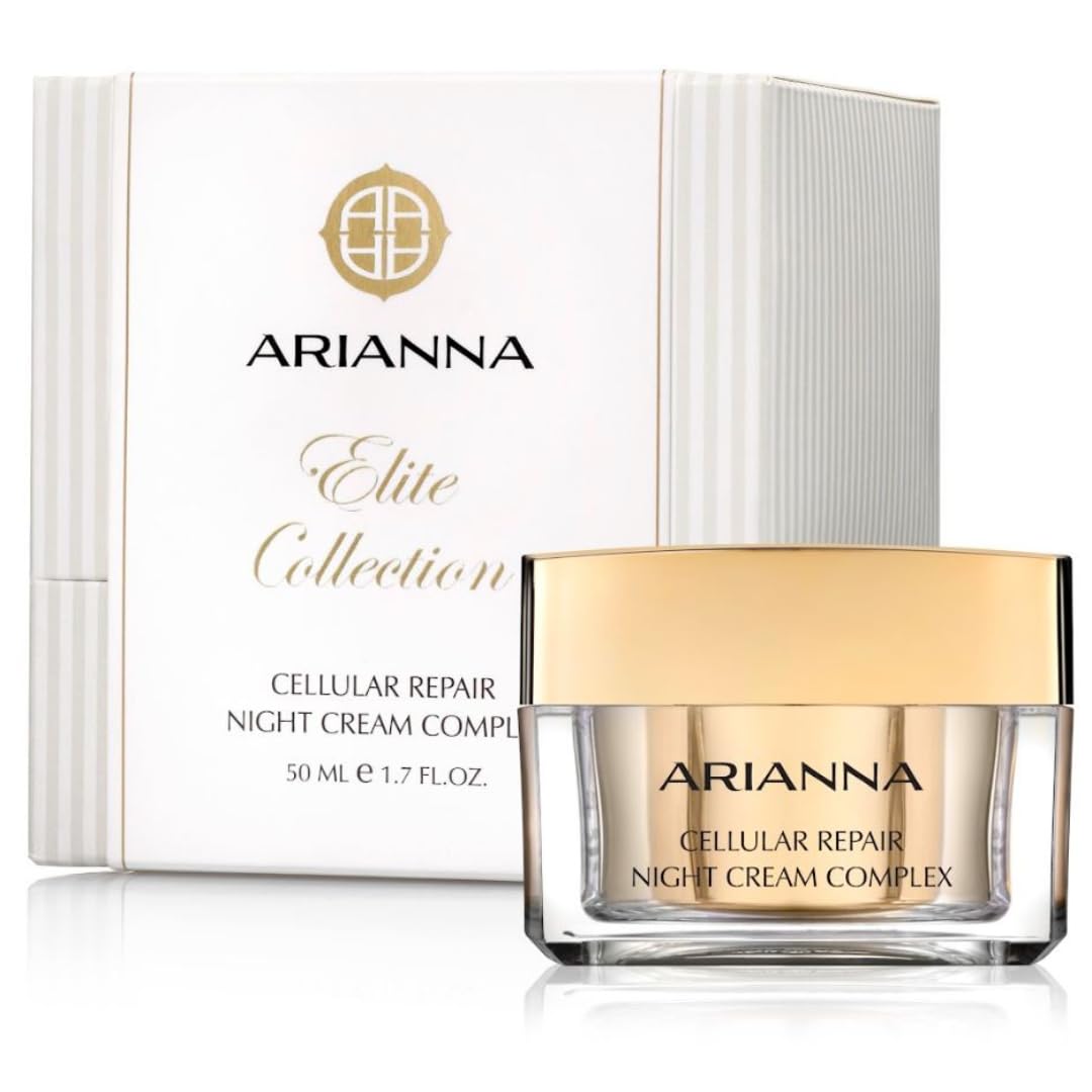 ARIANNA-SKINCARE Cellular Repair Night Cream - Natural Vegan Face Moisturizer for Overnight Skin Nourishment, Fast Absorbing & Long-Lasting Hydration | Perfect for Nighttime Skincare Routine & Anti-Aging Treatment