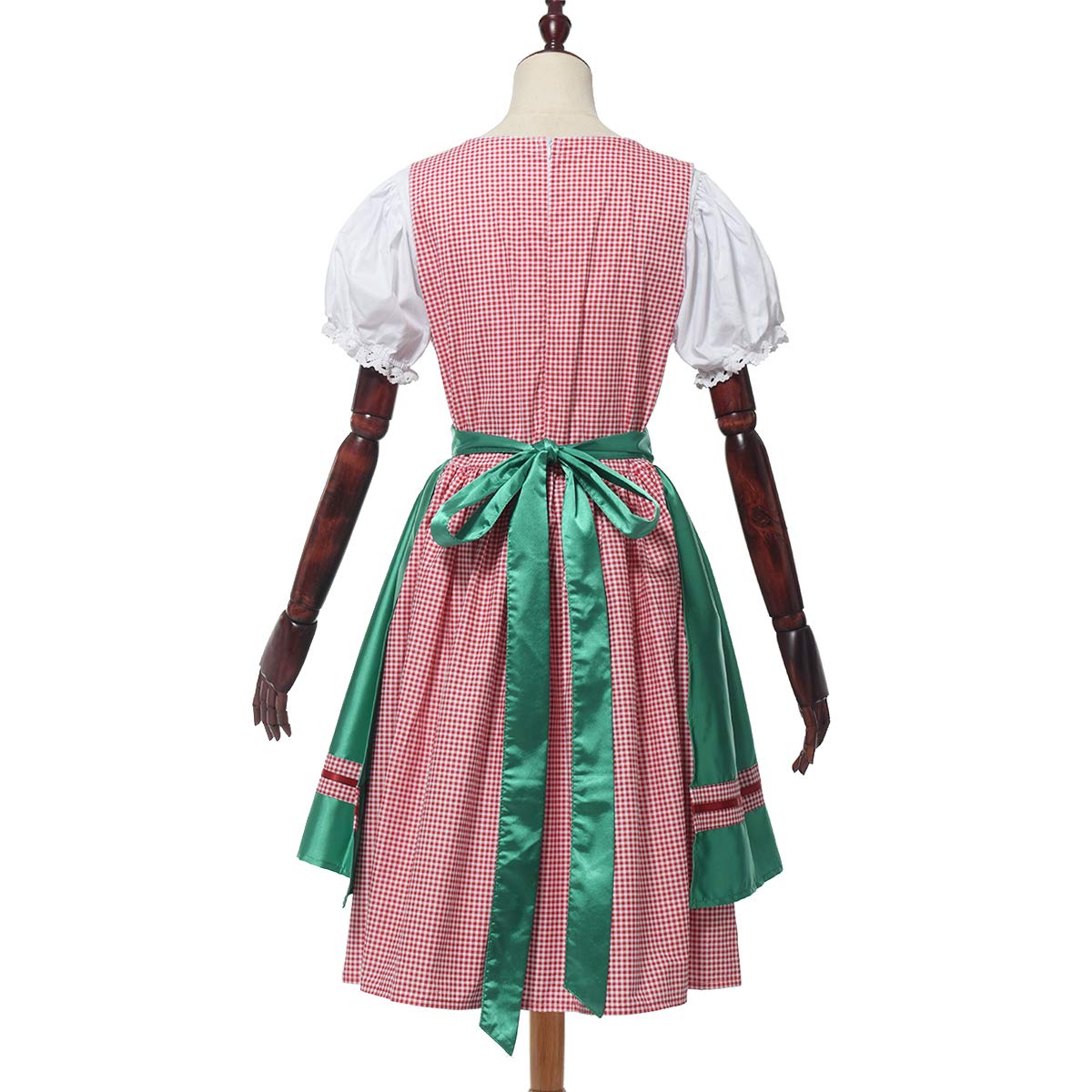GRACEART German Oktoberfest Costume for Women - 3 Piece Dirndl Dress (Size L, A) | Perfect for Oktoberfest Parties, Halloween & Themed Events