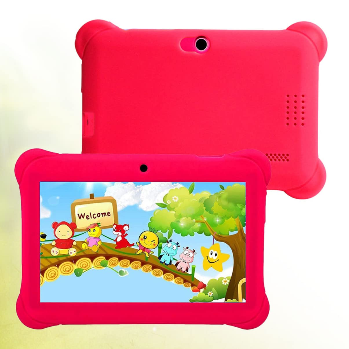 Jojofuny 2-Pack 7-Inch Educational Kids Tablet - Interactive Learning Tablet for Children Ages 3-8 | Perfect for Homeschooling, Travel & Early Childhood Development