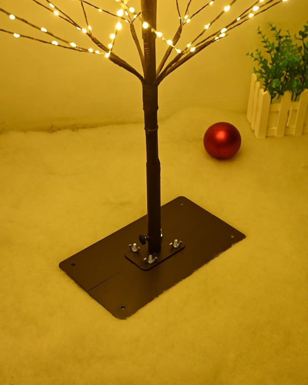 7ft 736-LED Birch Tree Light - Warm White Artificial Christmas Tree for Indoor & Outdoor Holiday Decor, Home Party, Festival, Garden & Patio Use