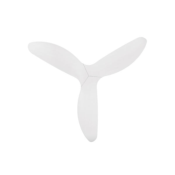 Eglo Cabarita 50-inch White Ceiling Fan with Light Kit - 127cm Modern Flush Mount Indoor Fan for Living Room, Bedroom & Office