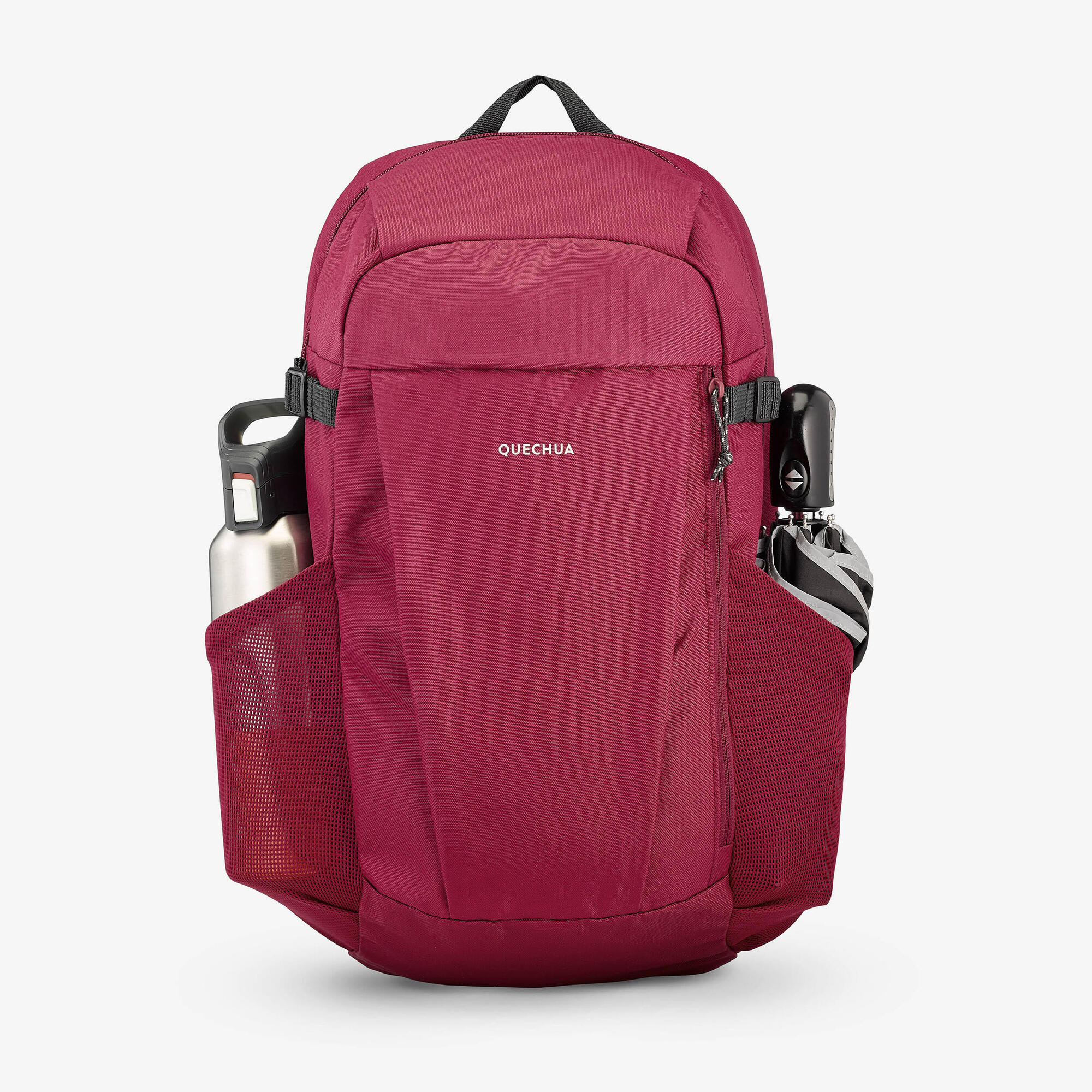 Quechua NH Arpenaz 100 20L Lightweight Hiking Backpack - Water-Resistant Daypack for Outdoor Camping, Travel & Trekking