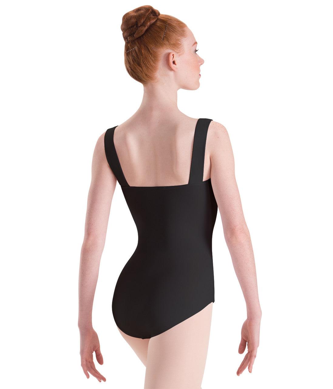 Motionwear Adult Pinch Front Wide Strap Princess Leotard - Ballet Dance Gymnastics Leotard for Women & Girls - Perfect for Ballet Class, Dance Practice & Performance