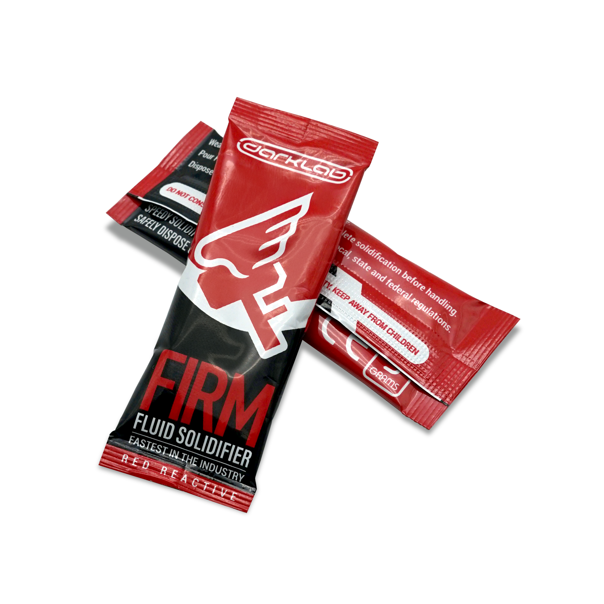 FIRM Fluid Solidifier - 50 Packs Absorbent Powder for Oil, Chemical & Water Spills | Fast-Acting Industrial & Home Use Leak Cleanup Solution