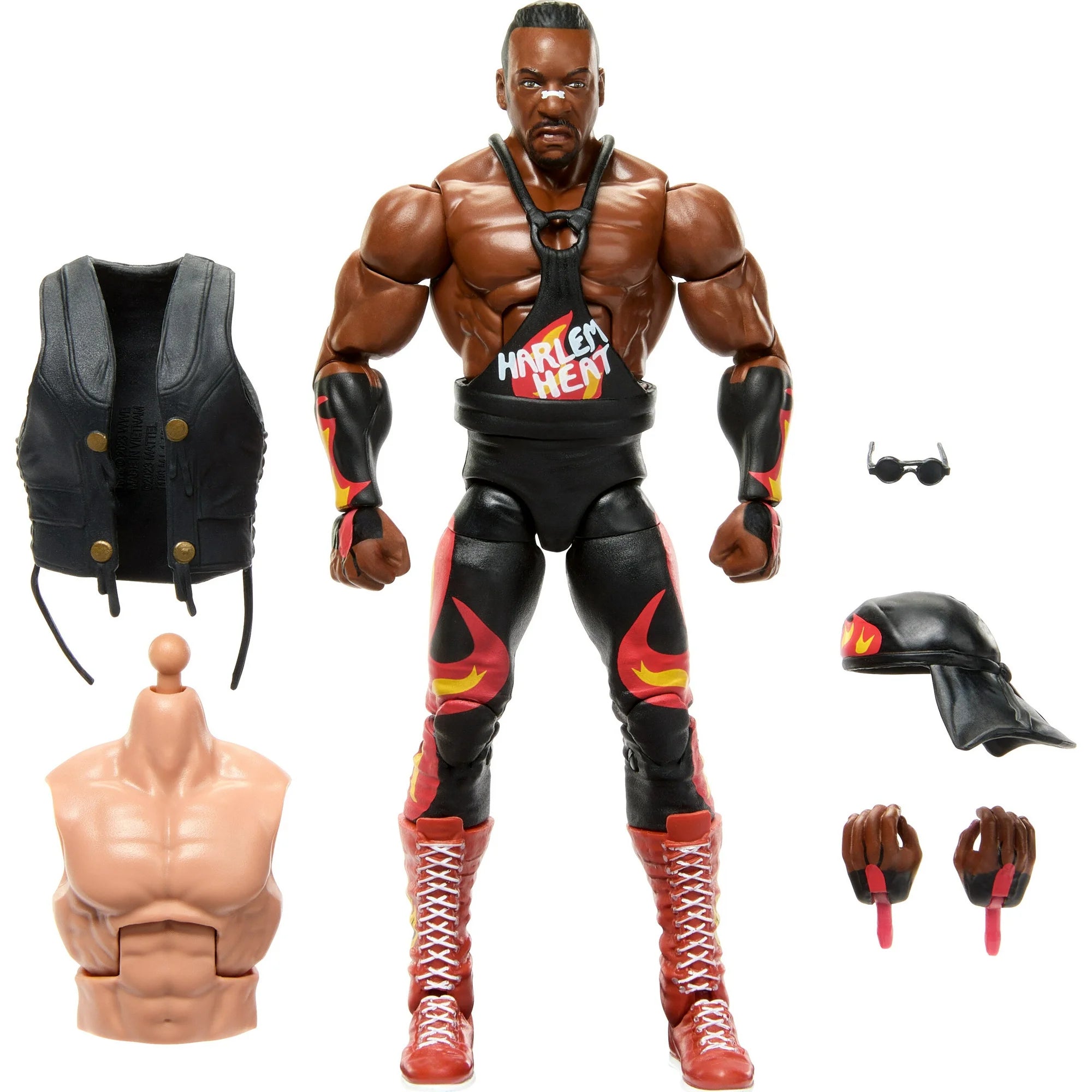 WWE Monday Night War Elite Collection Booker T Action Figure - Authentic Wrestling Collectible for Fans & Display - Perfect for Home Decor, Gifts, and WWE Memorabilia Enthusiasts