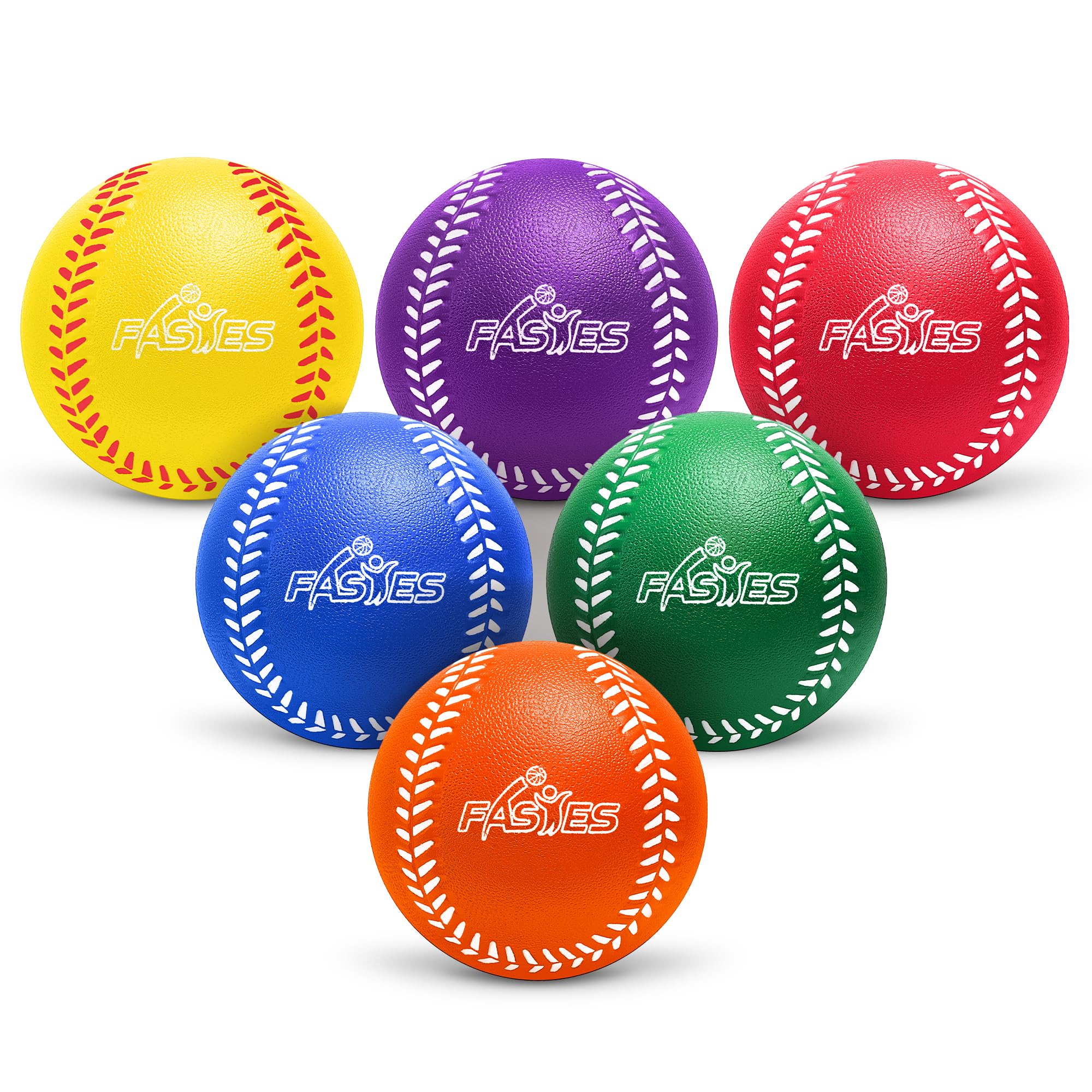 **Soft Foam Baseballs for Kids - Colorful Toddler Practice Balls for Hitting, Indoor & Outdoor Play - Safe Baseball Training Toys & Gifts for Boys - Perfect for Backyard, Park, or Playroom**