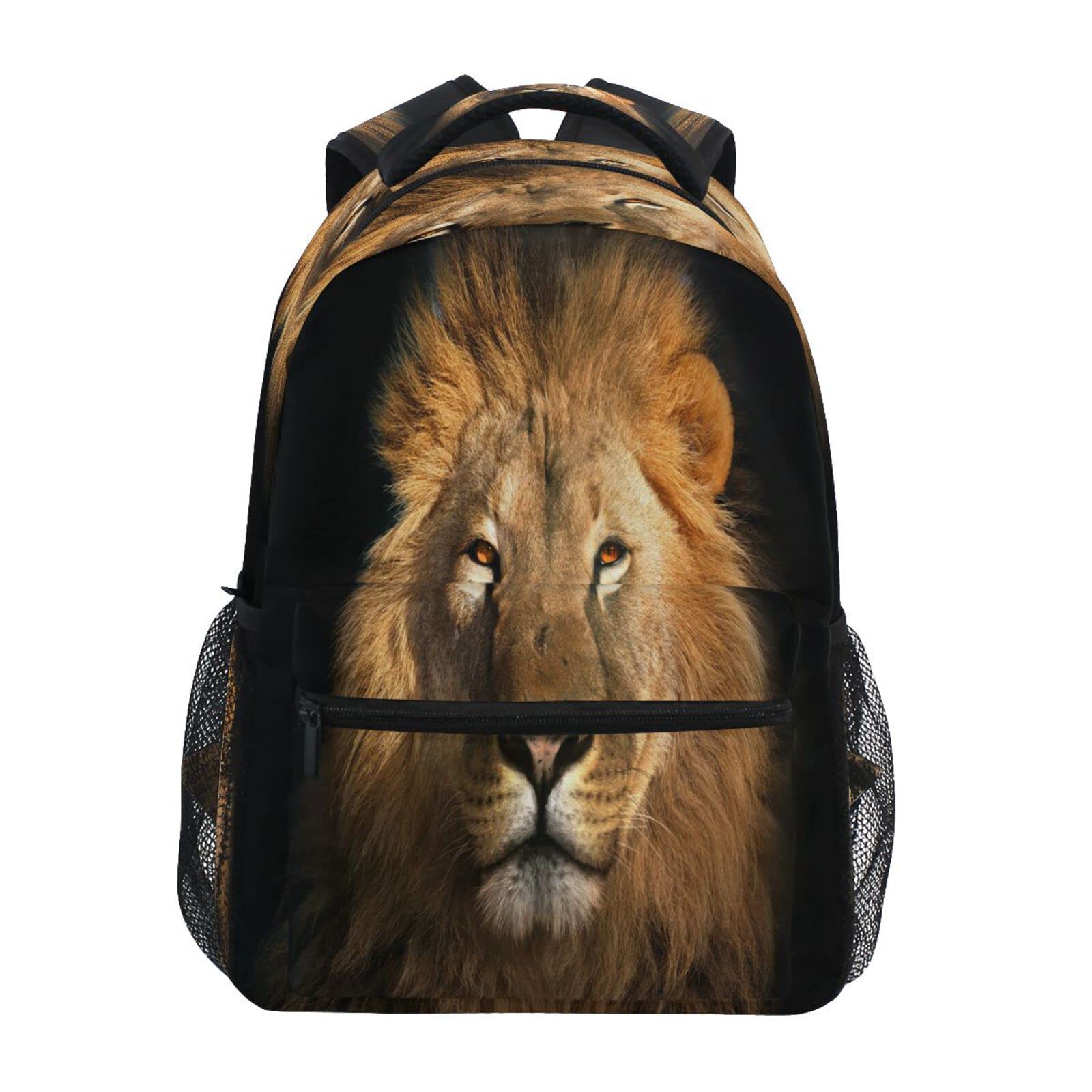 Lion King Backpack for Boys & Girls - Waterproof School & Travel Backpack with USB Charging Port | Perfect for School, College, Hiking & Outdoor Adventures